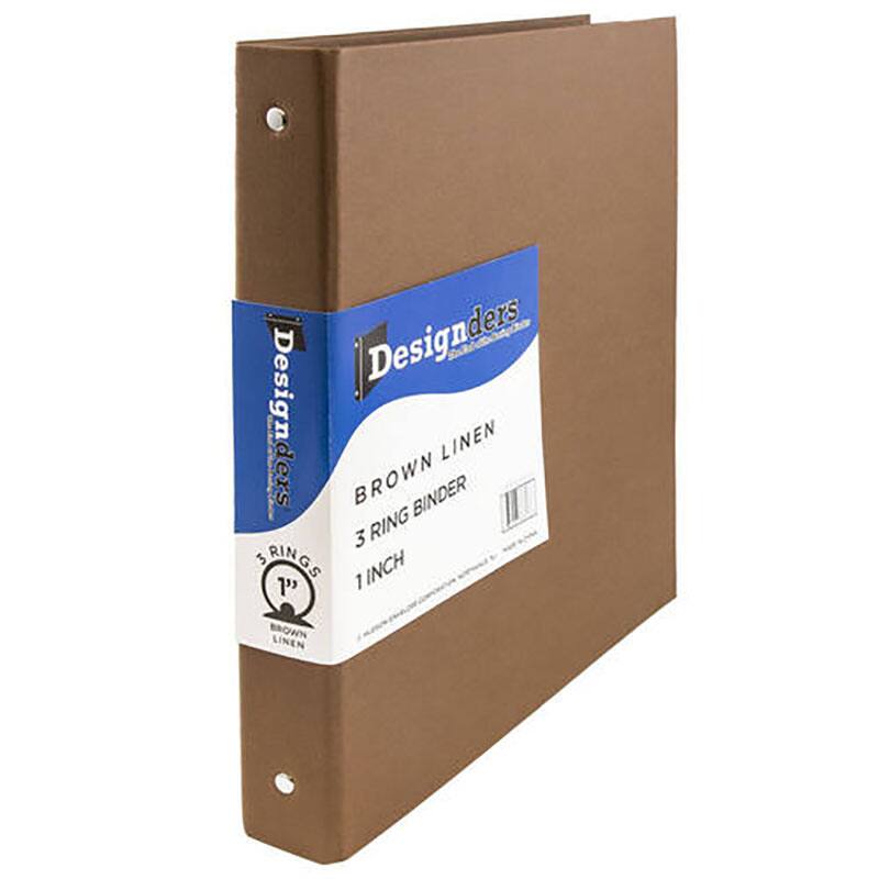 JAM Paper 1" Premium Linen Texture 3Ring Binder Binders Michaels