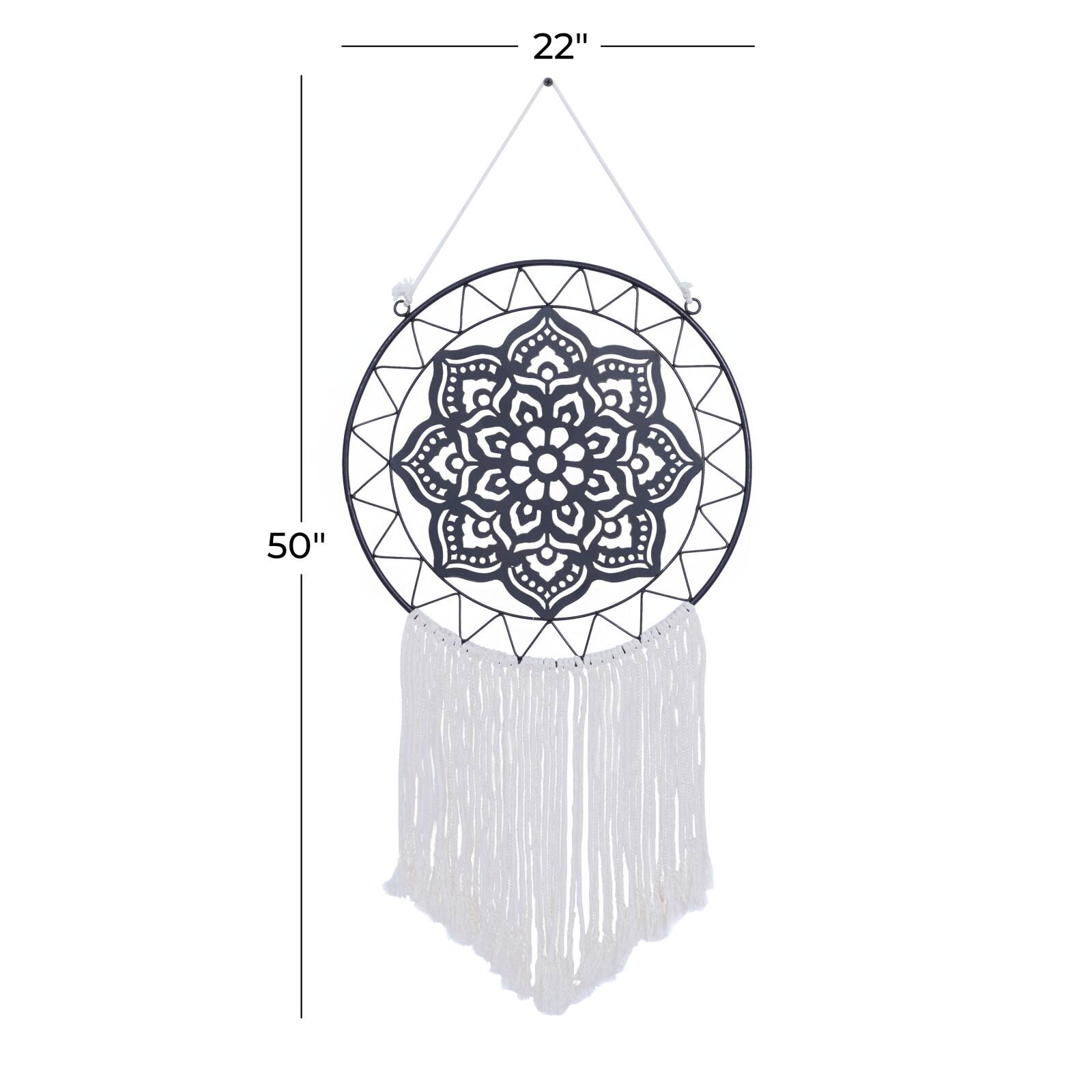 49&#x22; Black Metal Contemporary Wall D&#xE9;cor