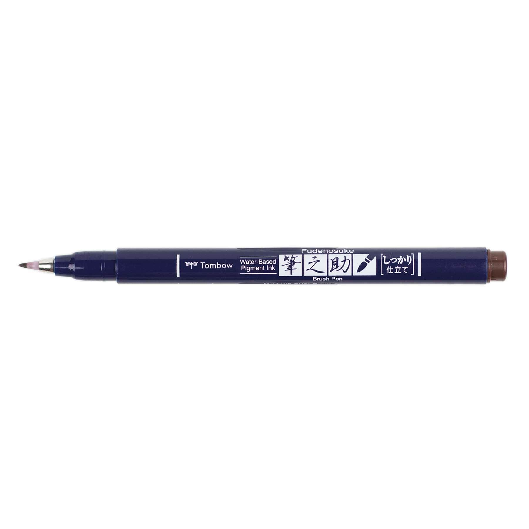 12 Pack: Tombow Fudenosuke Hard Tip Brush Pen