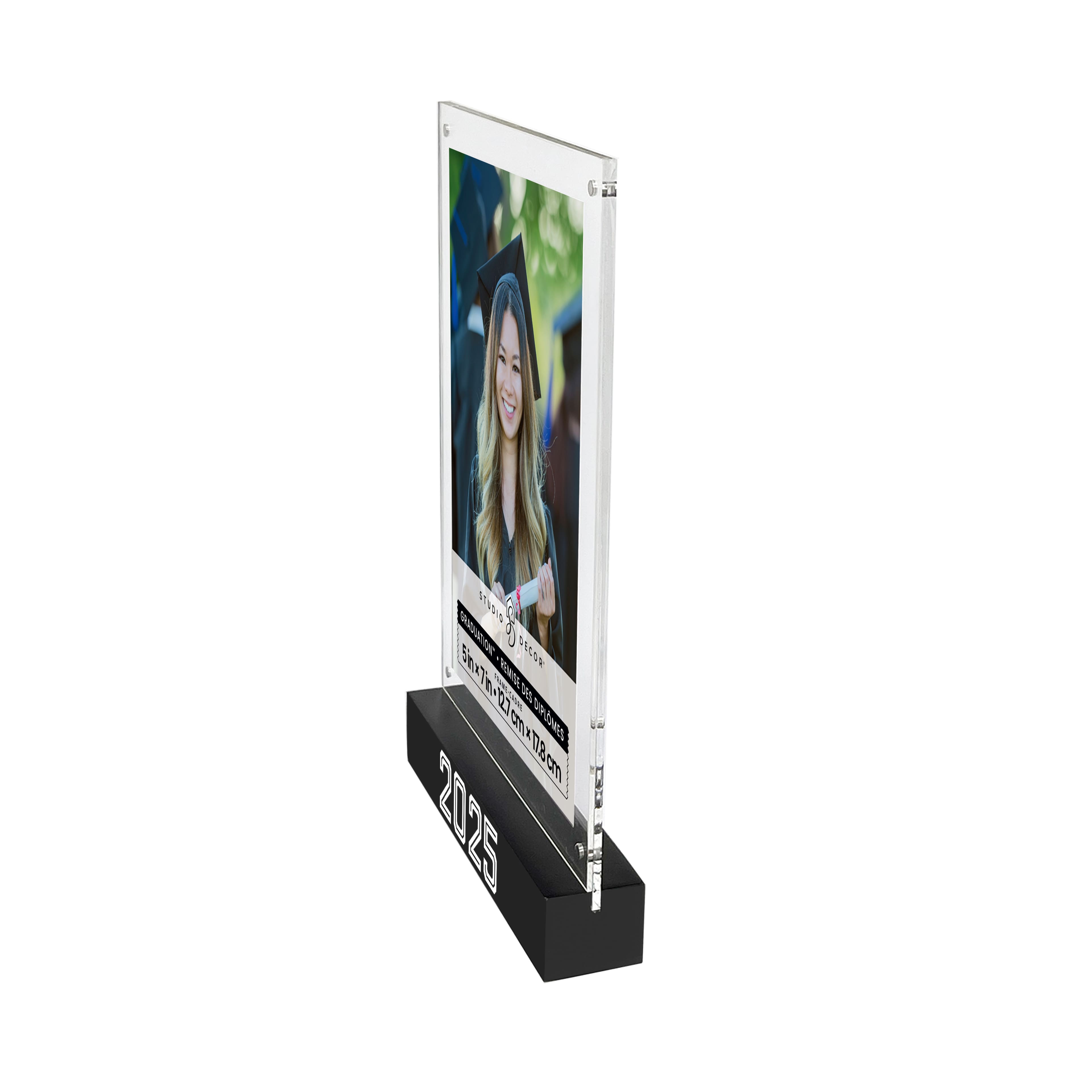 Graduation&#x2122; 5&#x22; x 7&#x22; Acrylic 2025 Tabletop Float Frame by Studio D&#xE9;cor&#xAE;