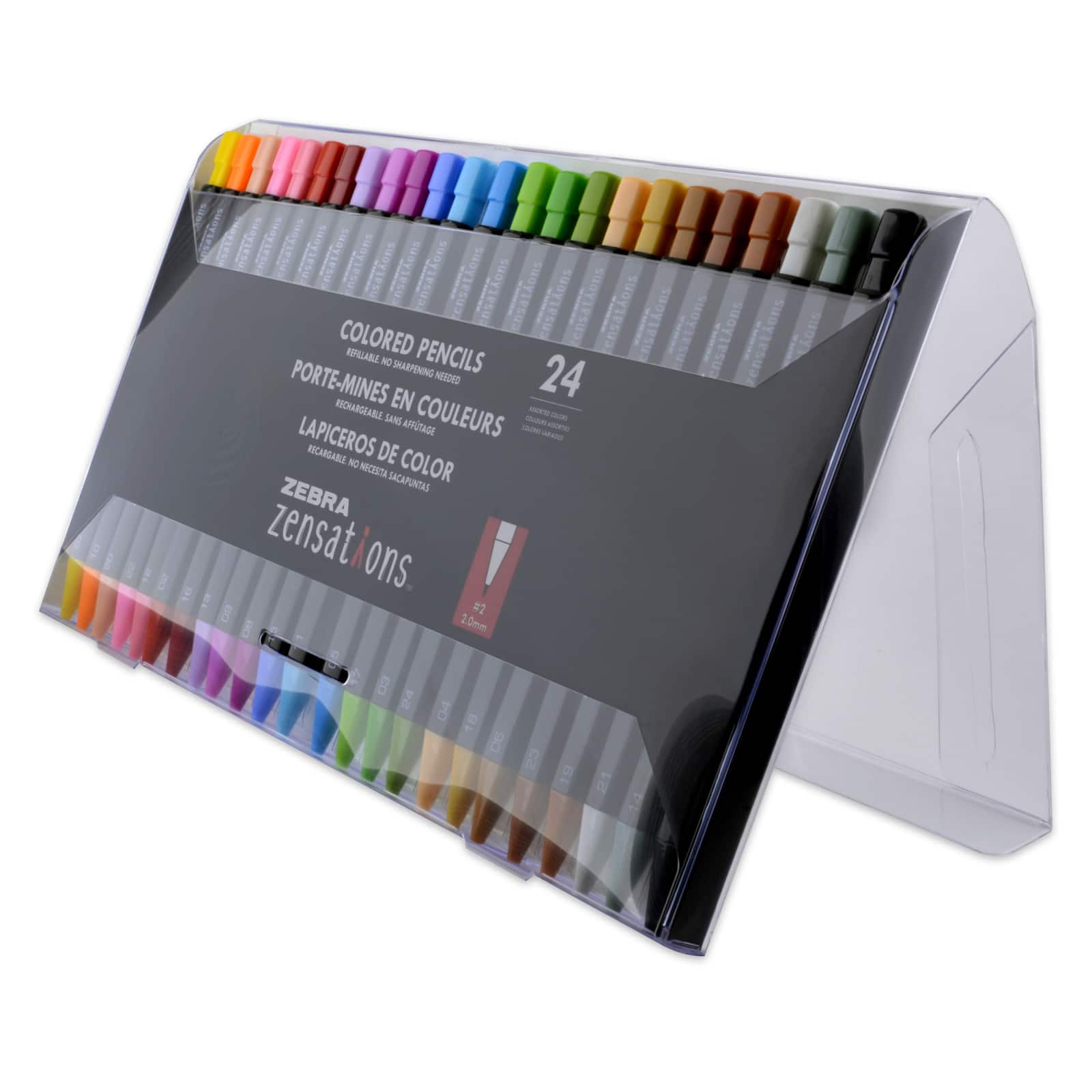 Zebra Zensations&#x2122; Colored Mechanical Pencil Set