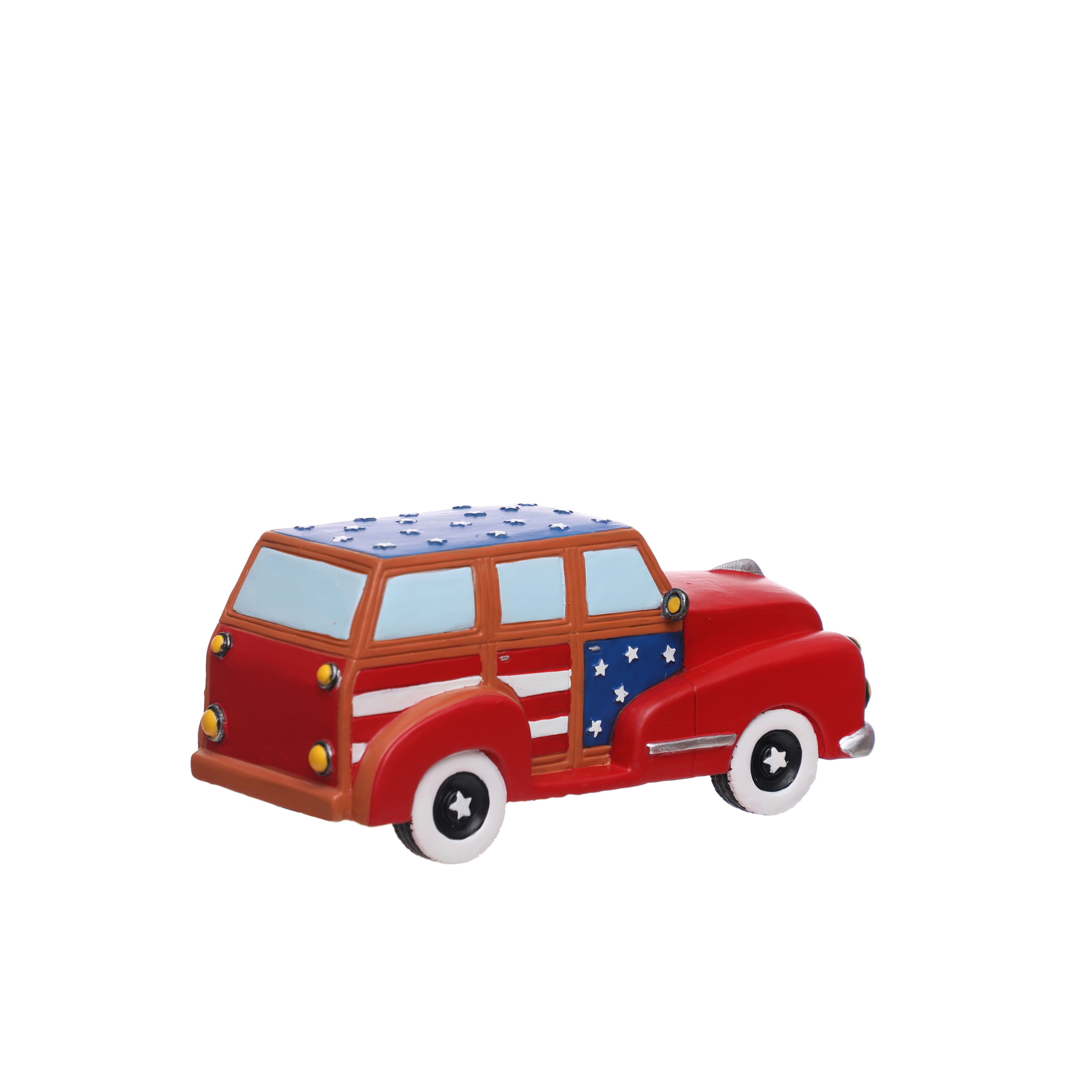 9.25&#x22; Stars &#x26; Stripes Tabletop Car Accent by Celebrate It&#x2122;
