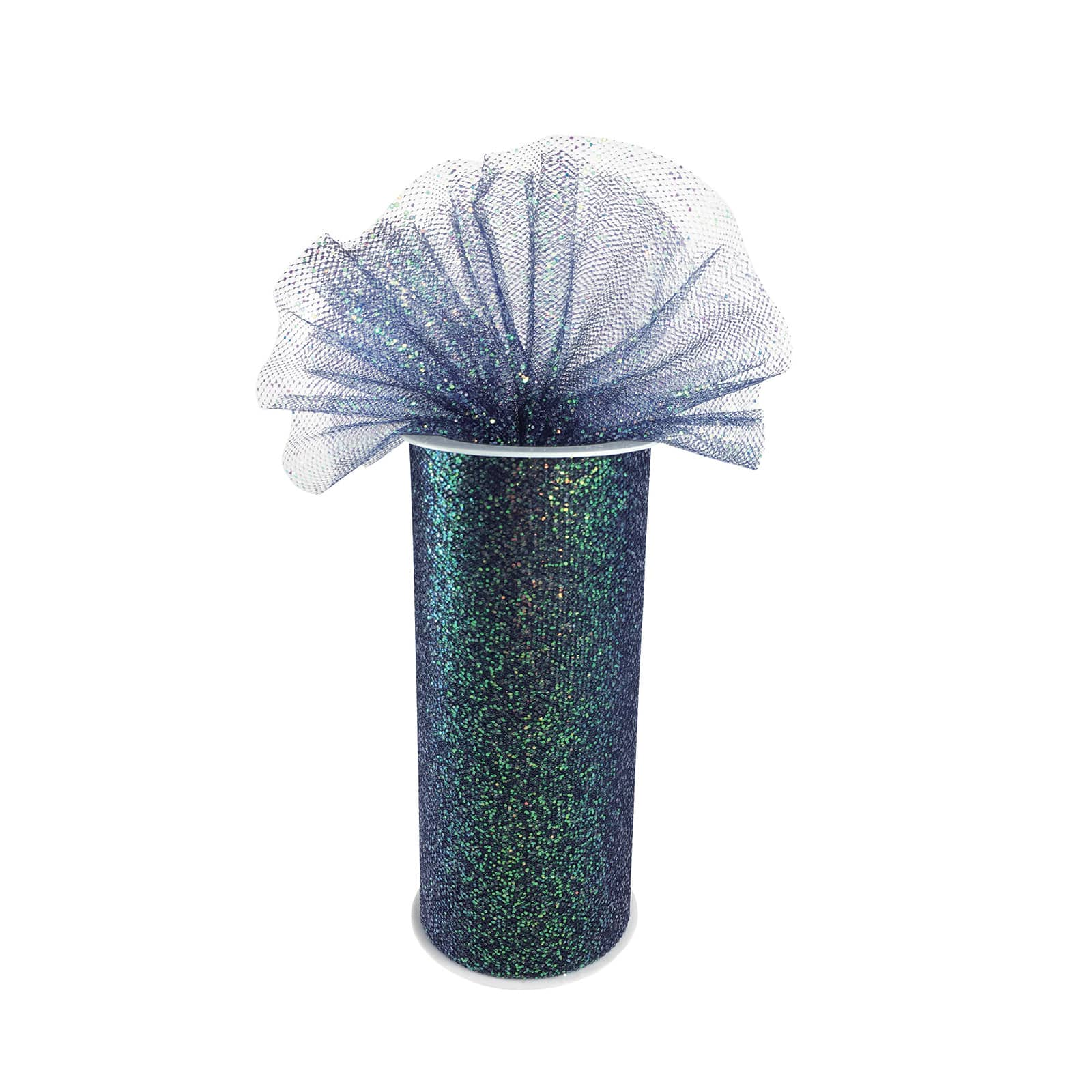 6&#x22; x 8yd. Iridescent Chunky Glitter Tulle by Celebrate It&#x2122;