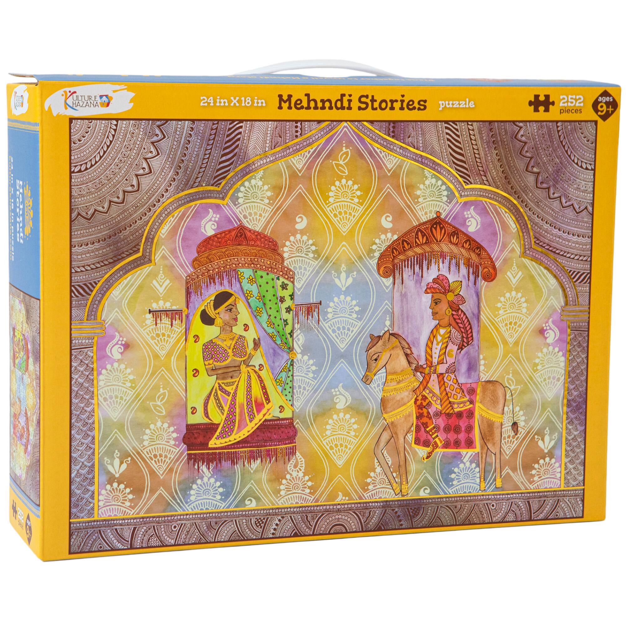 Kulture Khazana Mehndi Stories Henna 252 Piece Jigsaw Puzzle