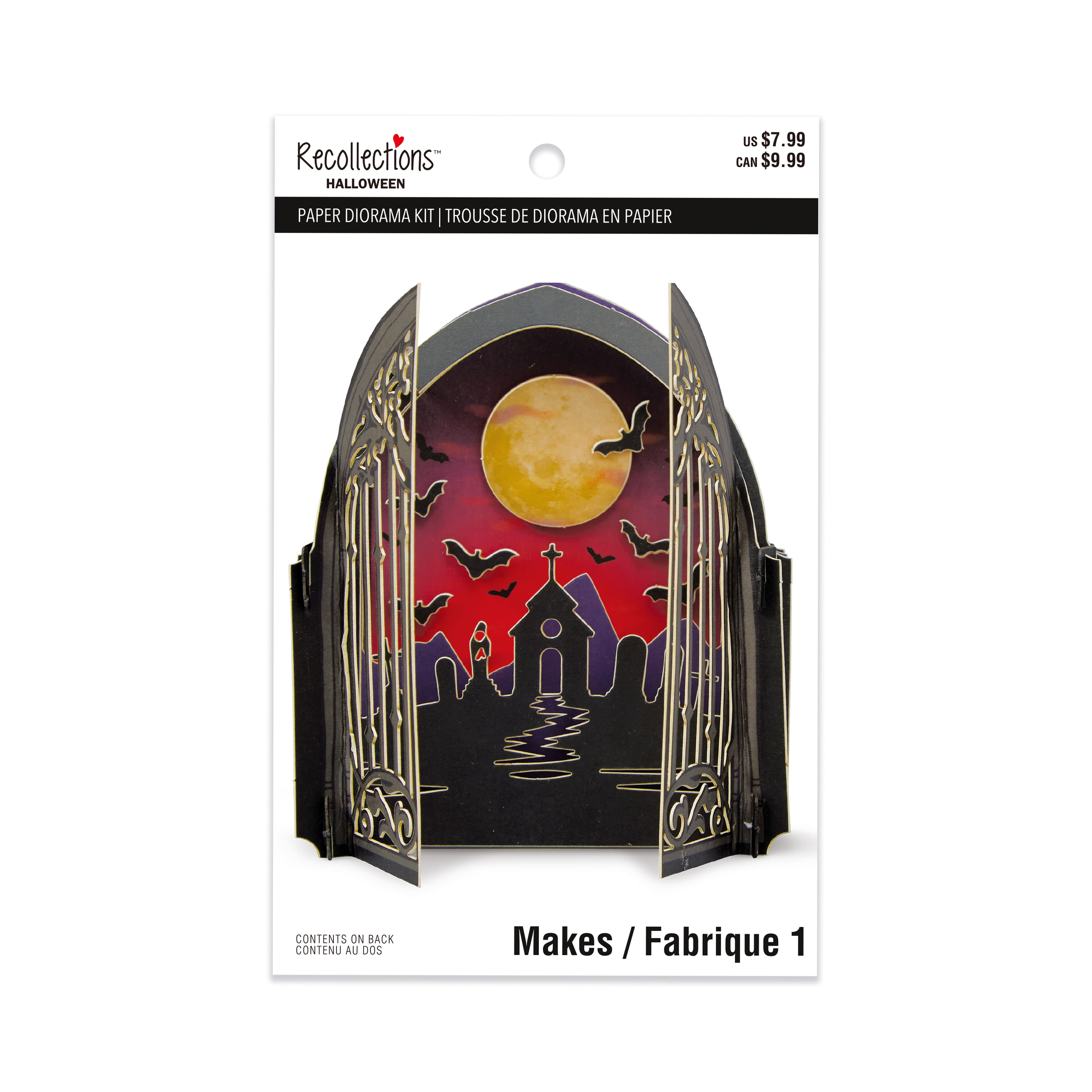 Haunted Cemetery Paper Diorama Kit by Recollections&#x2122;