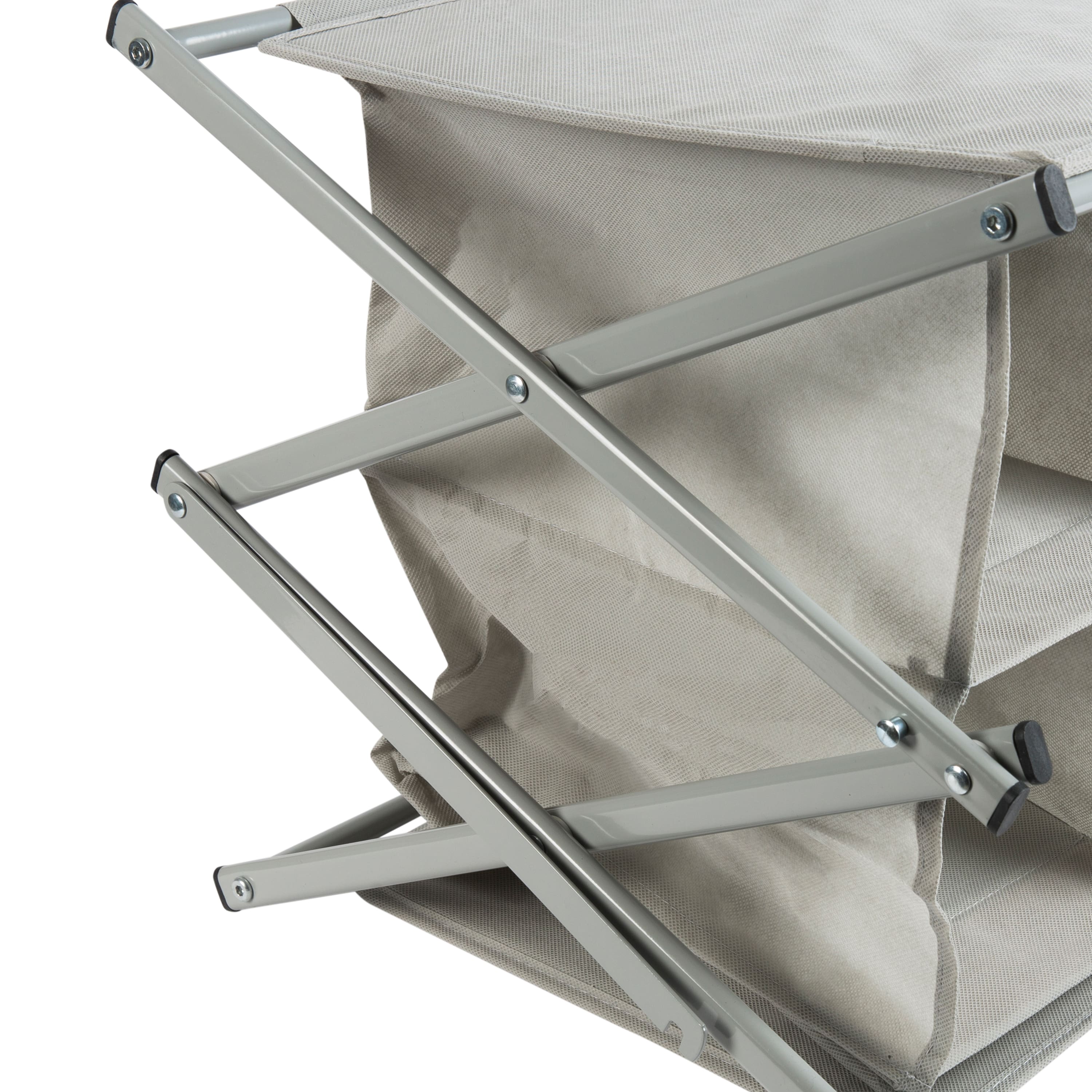 Simplify Gray 9-Grid Collapsible Shoe Rack