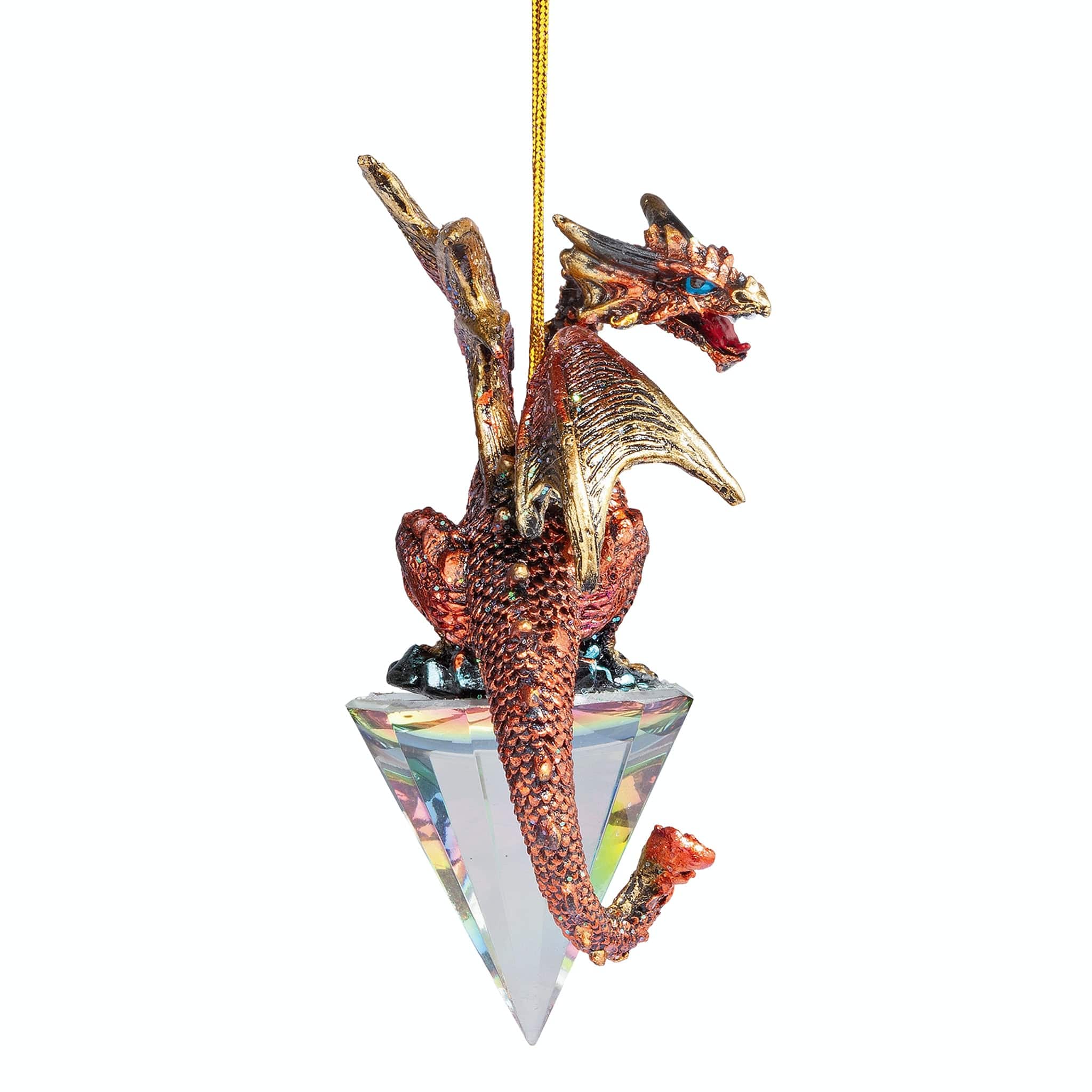 Design Toscano Diamond Dragon 2019 Gothic Holiday Ornament