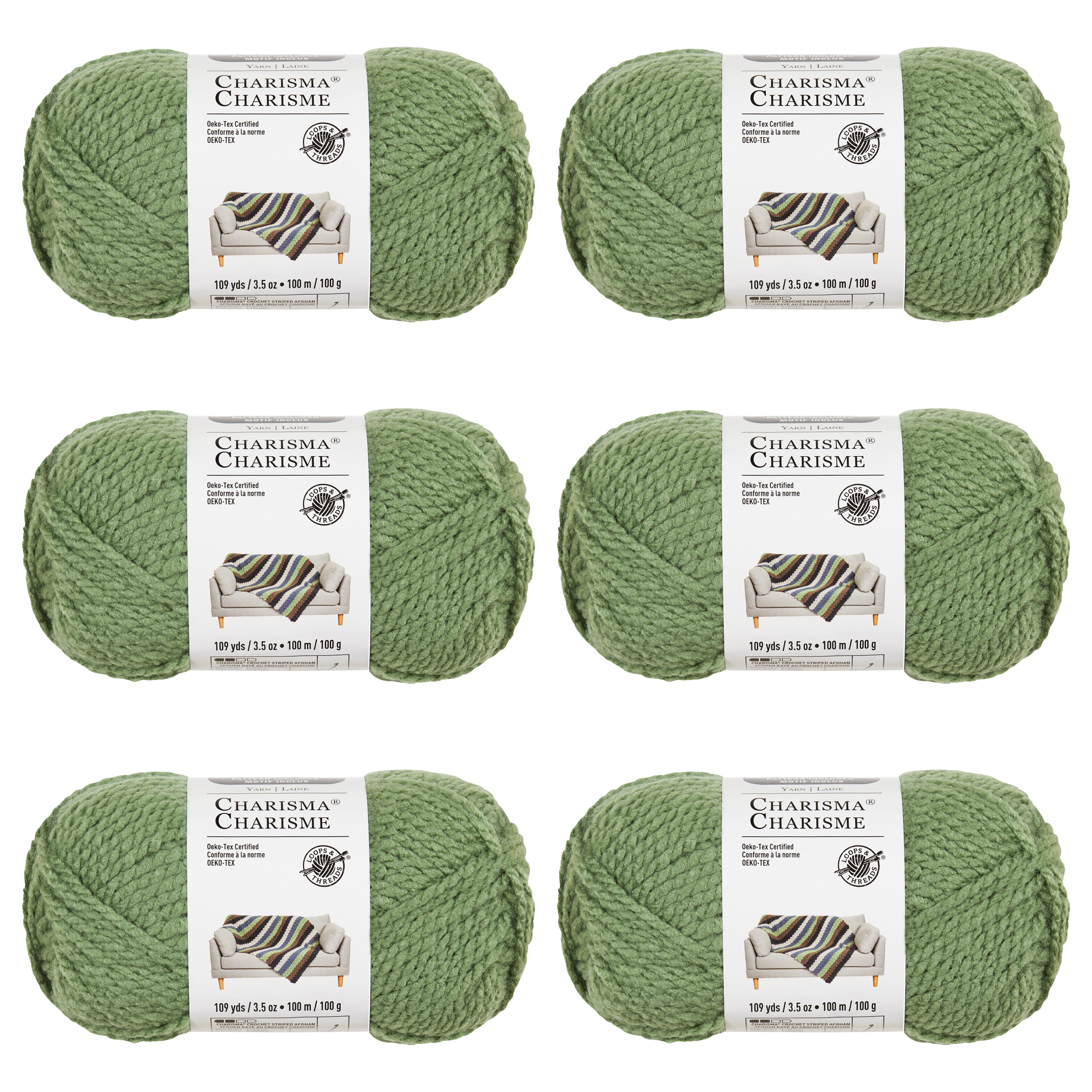 6 Pack: Charisma&#xAE; Yarn by Loops &#x26; Threads&#xAE;