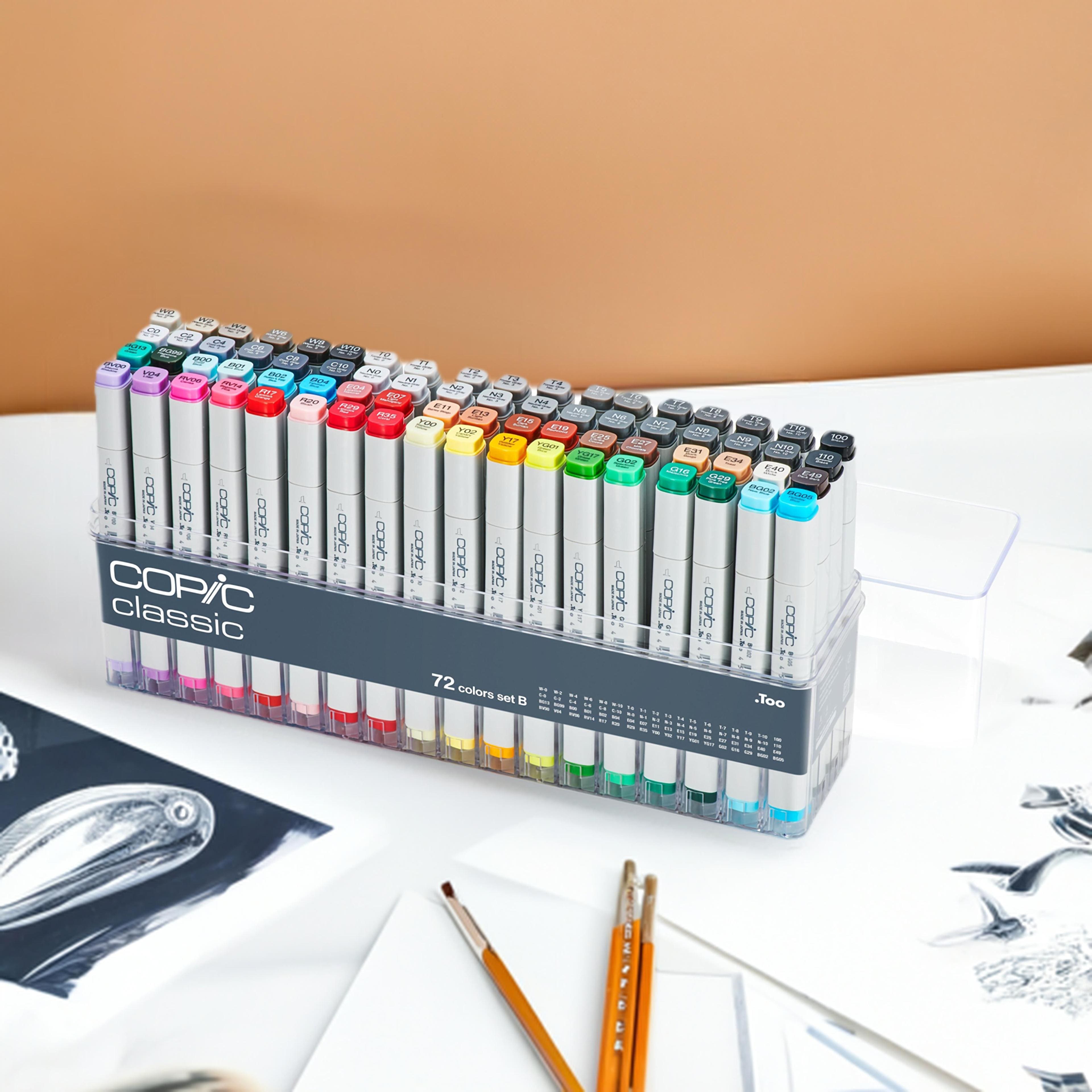 Copic&#xAE; Classic 72-Color Marker Set B