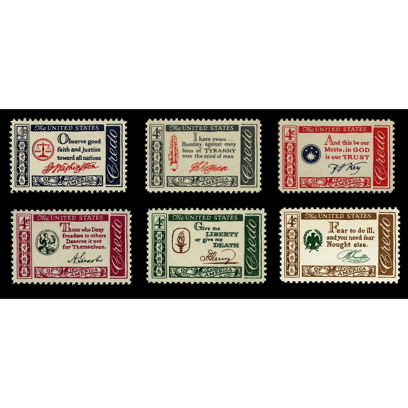 American Credo United States Postage Stamp Series