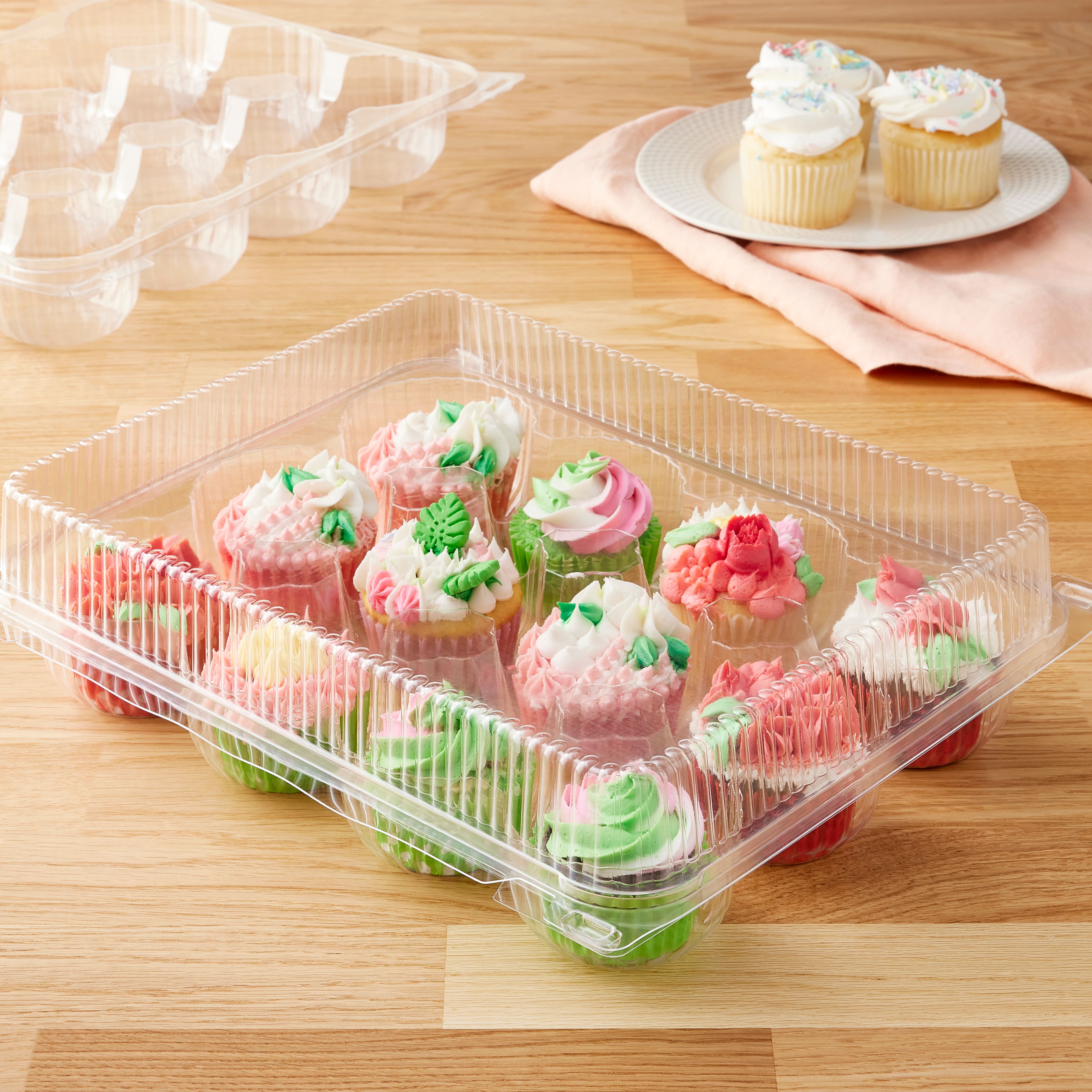 6 Packs: 2 ct. (12 total) 12-Cup Cupcake Clamshells by Celebrate It&#x2122;