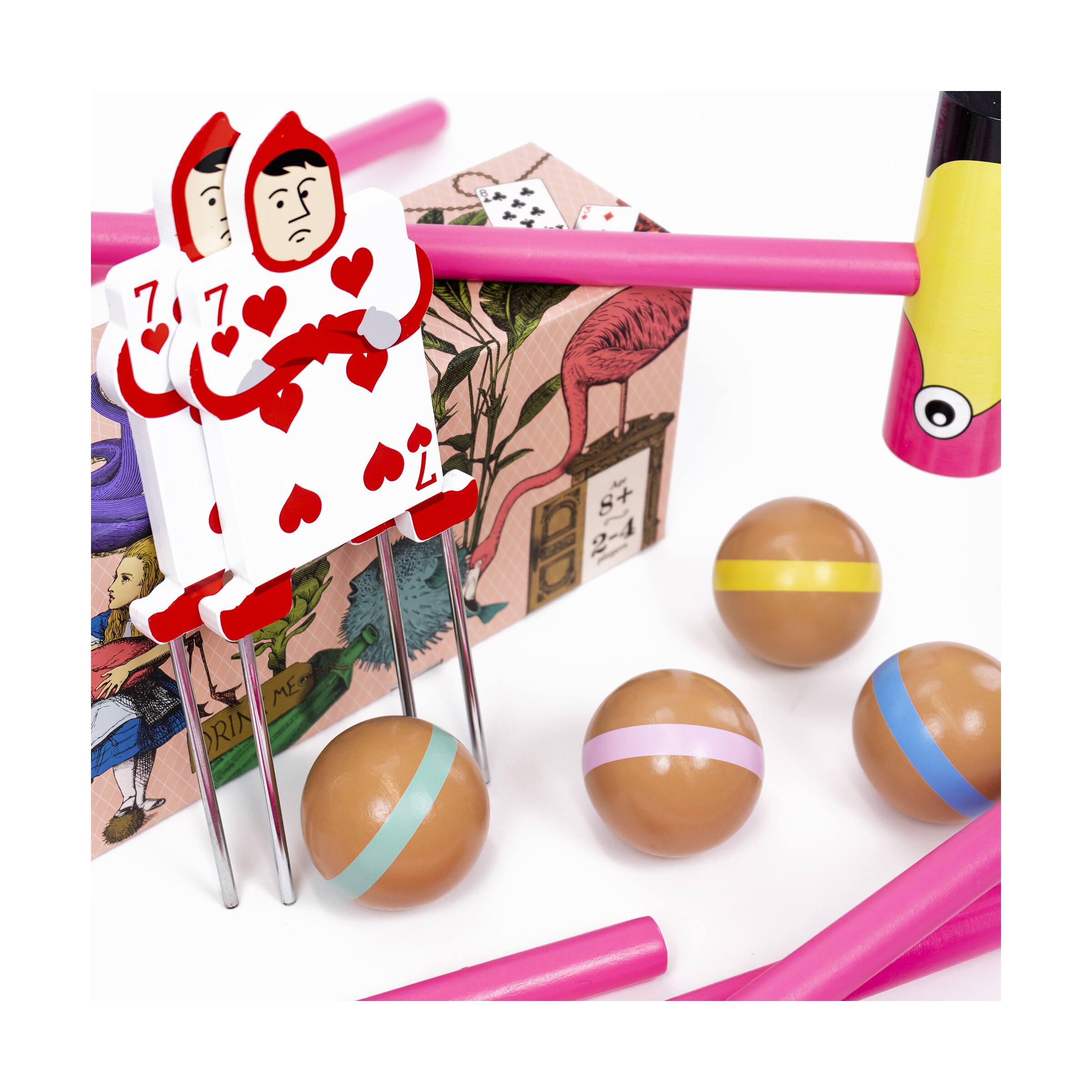 Wonderland Games - The Queen of Heart&#x27;s Croquet Set