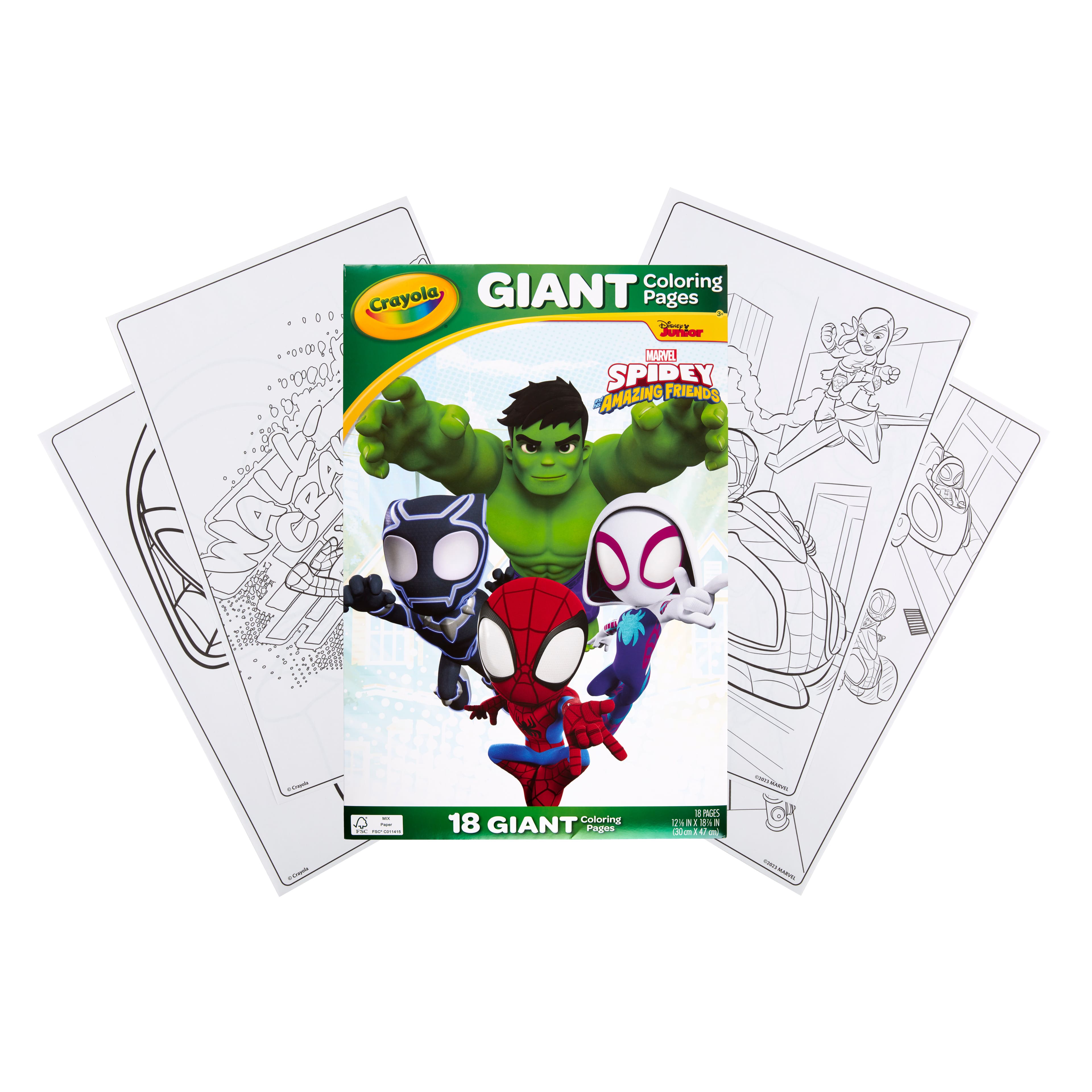 Crayola&#xAE; Spidey &#x26; His Amazing Friends Giant Coloring Pages