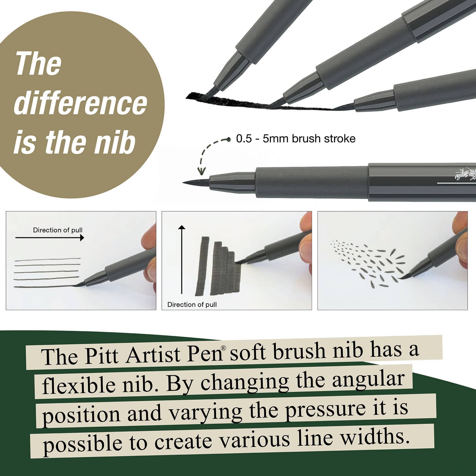 Faber-Castell&#xAE; PITT&#xAE; Artist Pen Soft Brush Set, 8 Piece