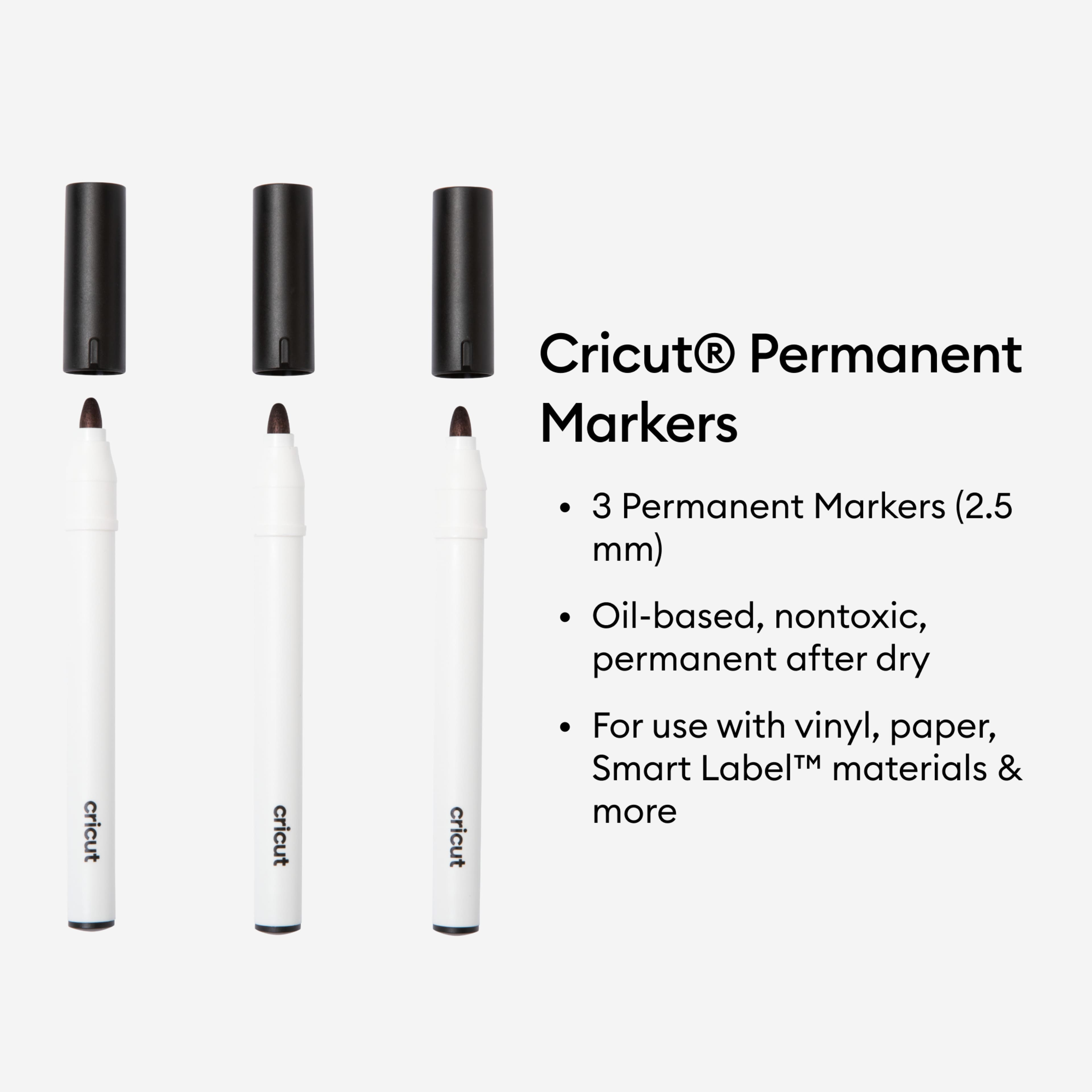 Cricut® 2.5mm Permanent Marker Set