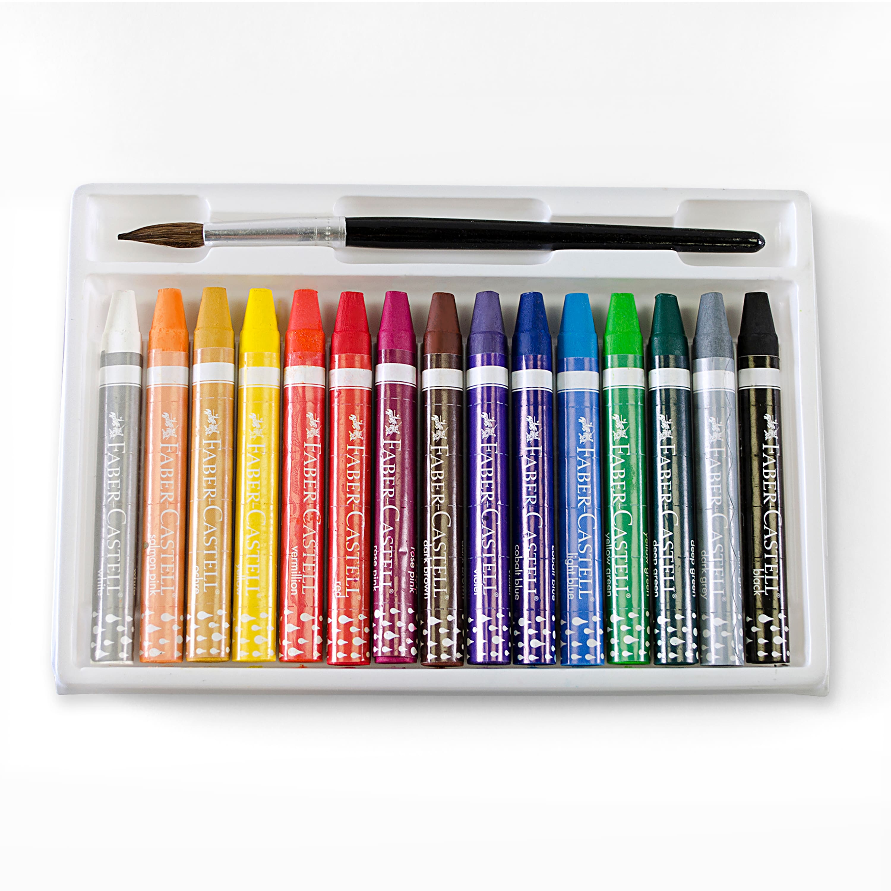 Faber-Castell® 15 Color Watercolor Crayons
