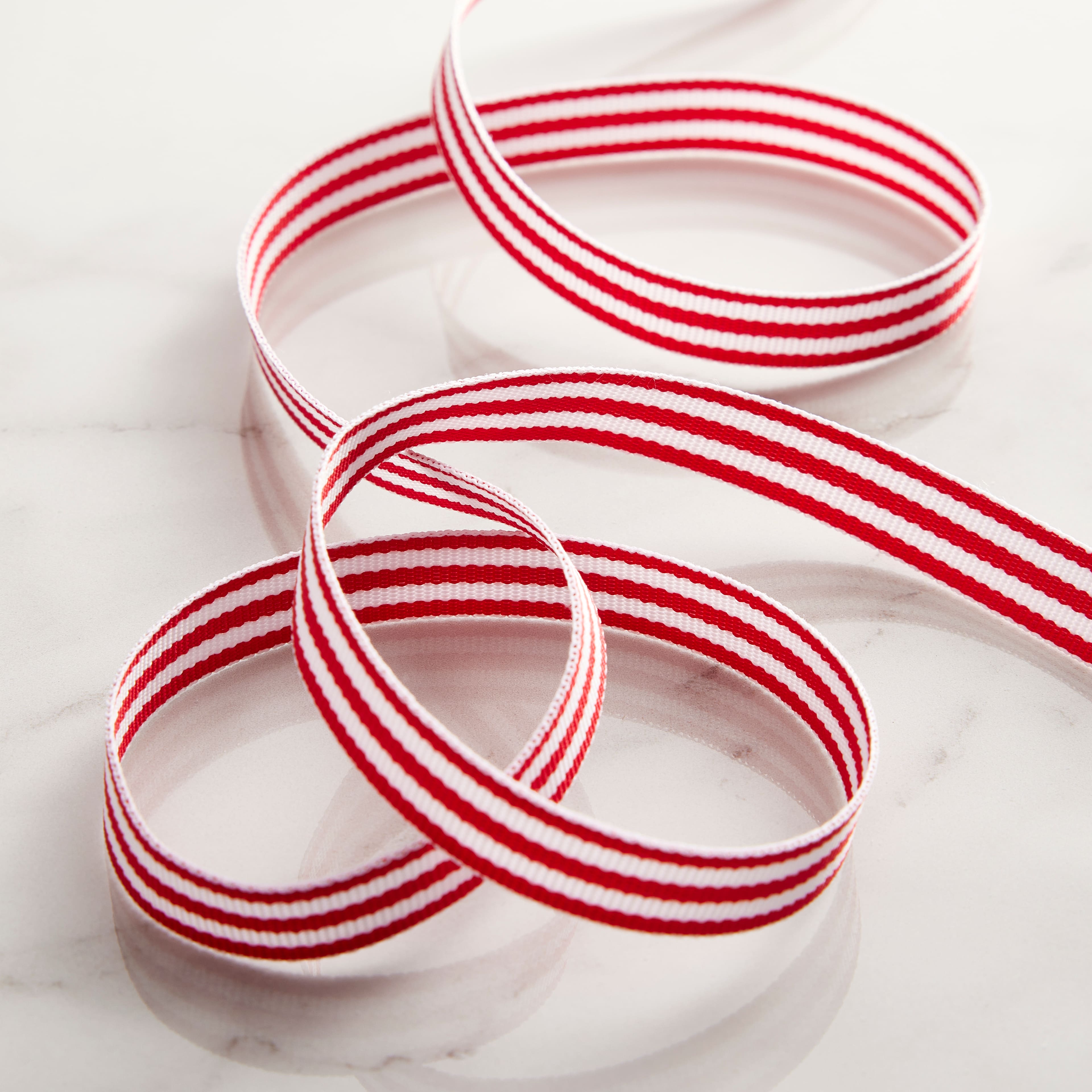 12 Pack: 3/8" x 7yd. Grosgrain Stripe Ribbon by Celebrate It™