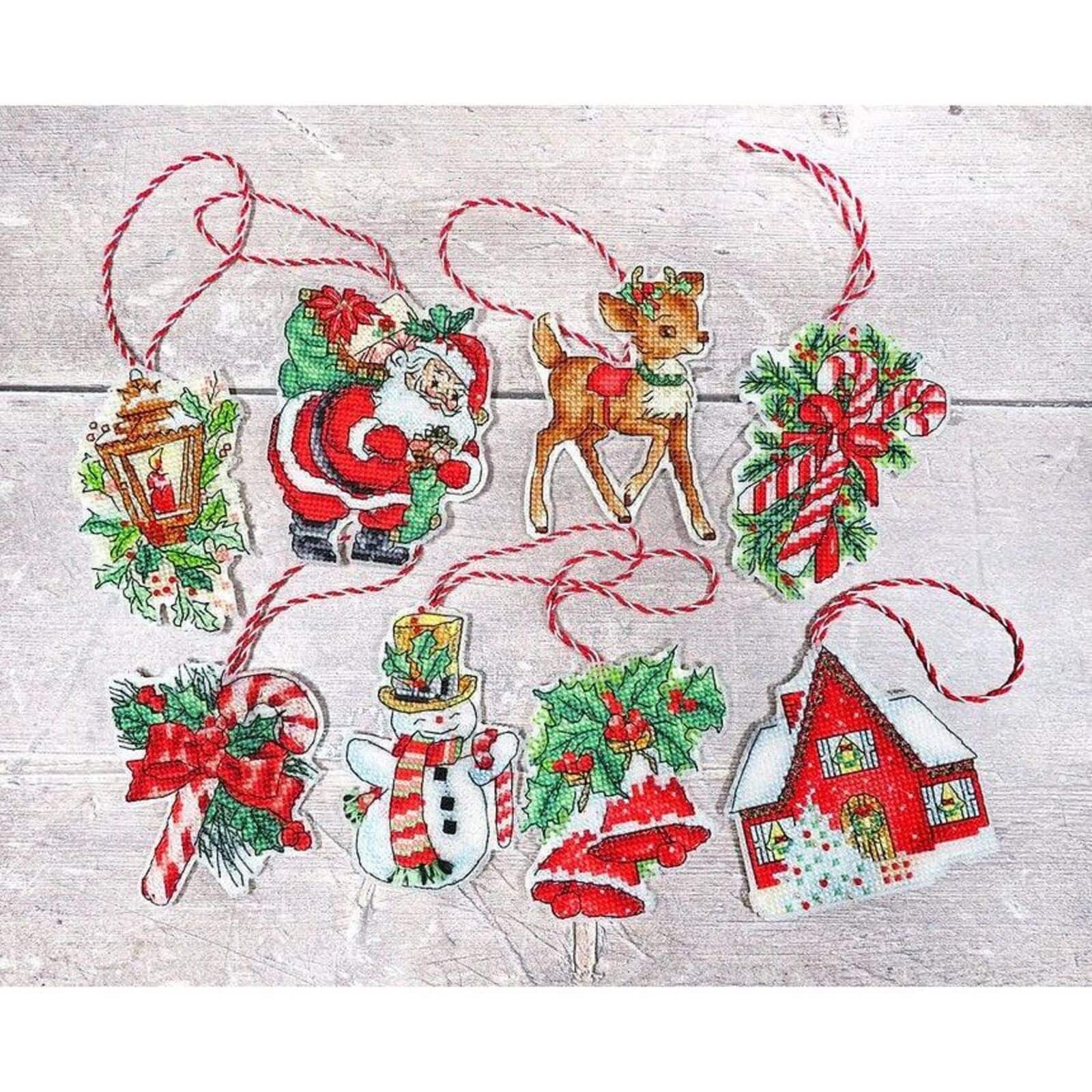 Letistitch Christmas Toys Kit Counted Cross Stitch Kit