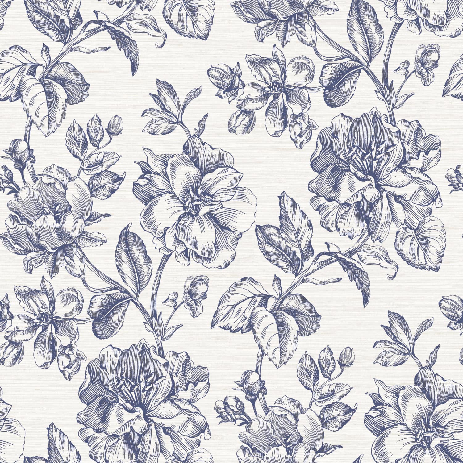 RoomMates Tamara Day Blue Flower Girl Peel &#x26; Stick Wallpaper