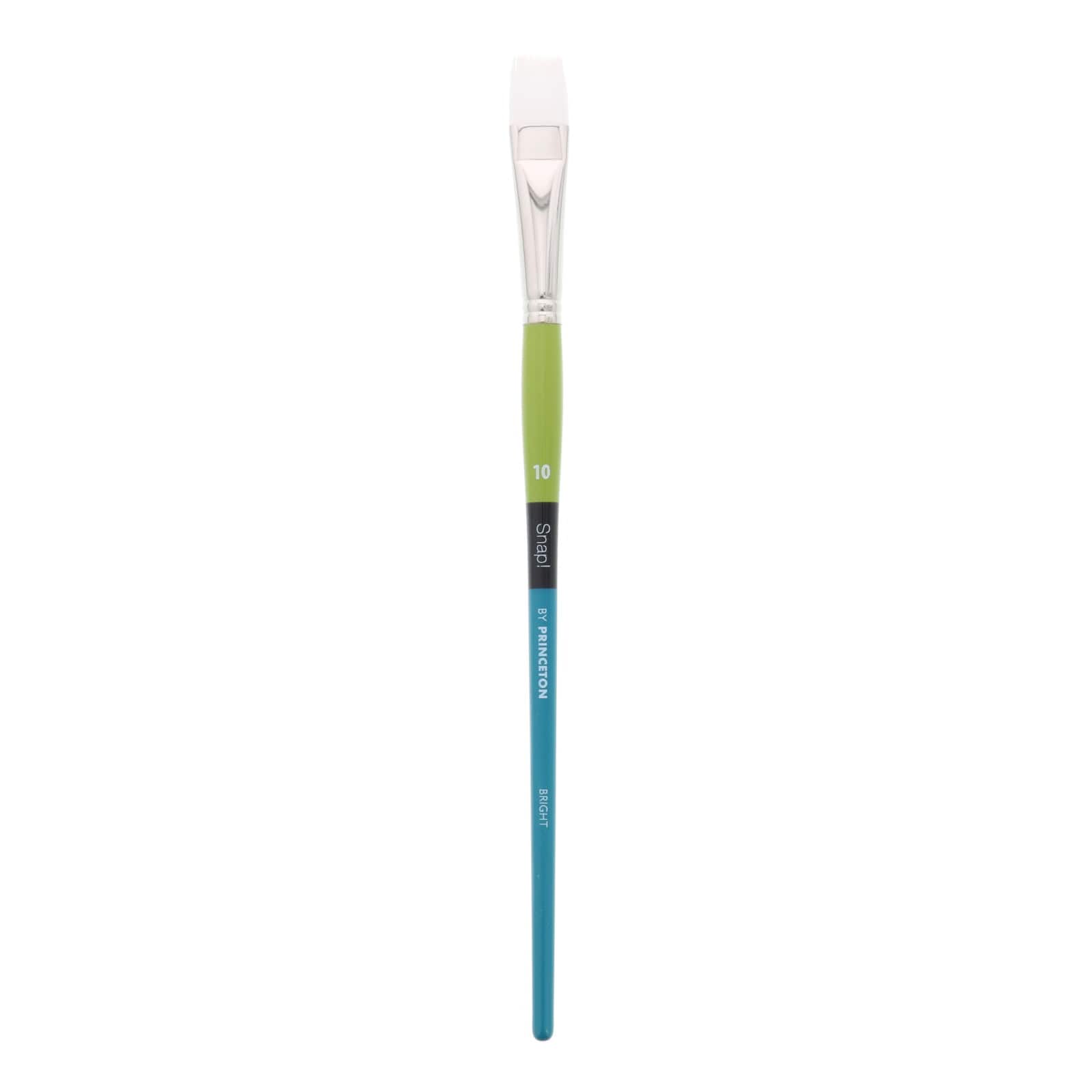 Princeton™ Snap!™ Series 9800 White Taklon Long Handle Bright Brush