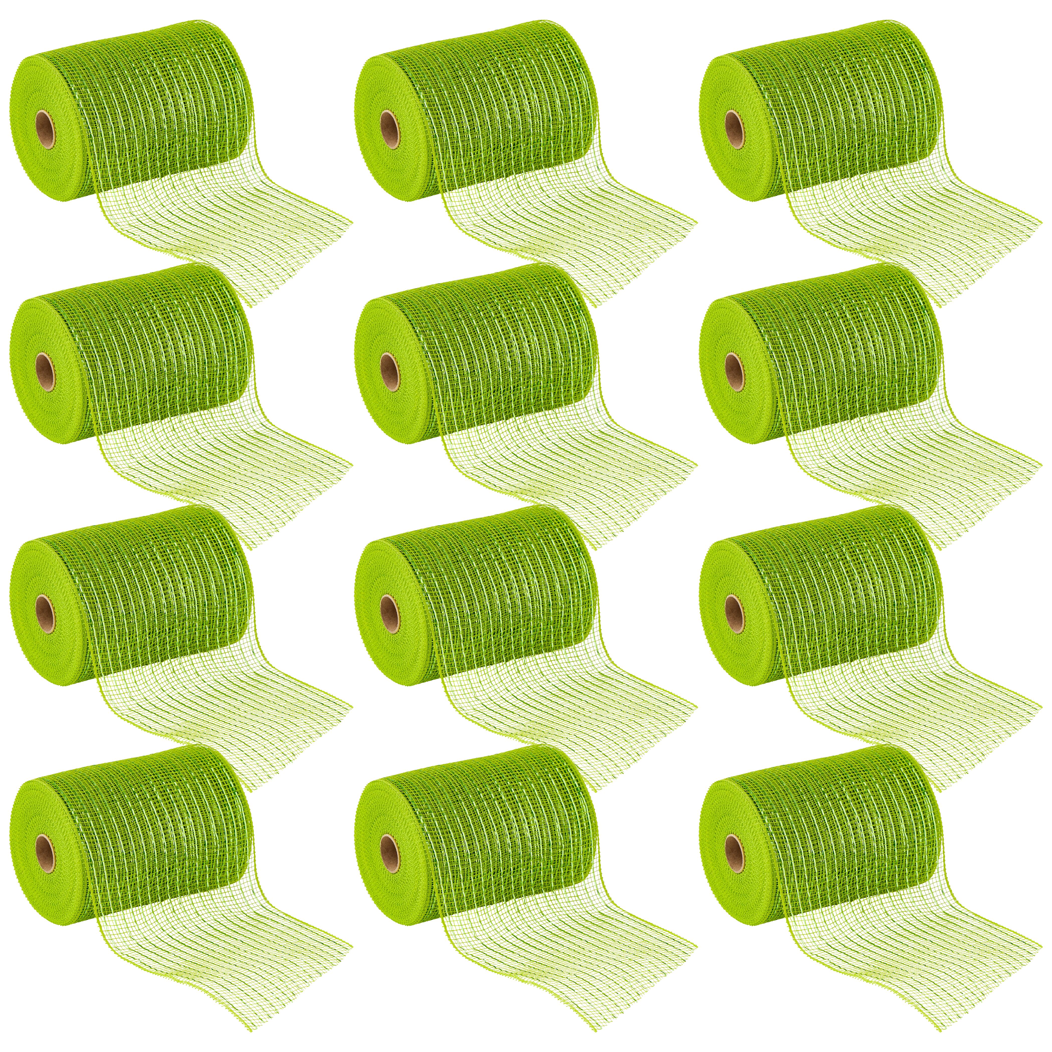12 Pack: 5.5&#x22; x 45ft. Mesh Wide Ribbon by Celebrate It&#xAE; Occasions&#x2122;