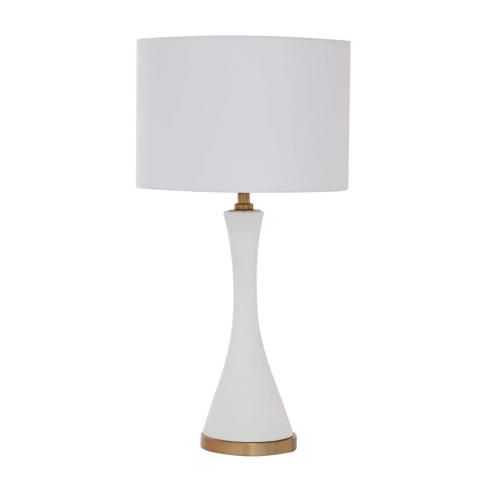 CosmoLiving by Cosmopolitan 25" Gold Ceramic Modern Table Lamp