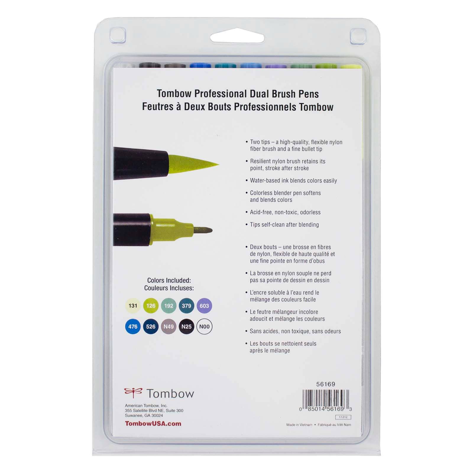 Tombow Dual Brush-Pen 526 True Blue - MICA Store