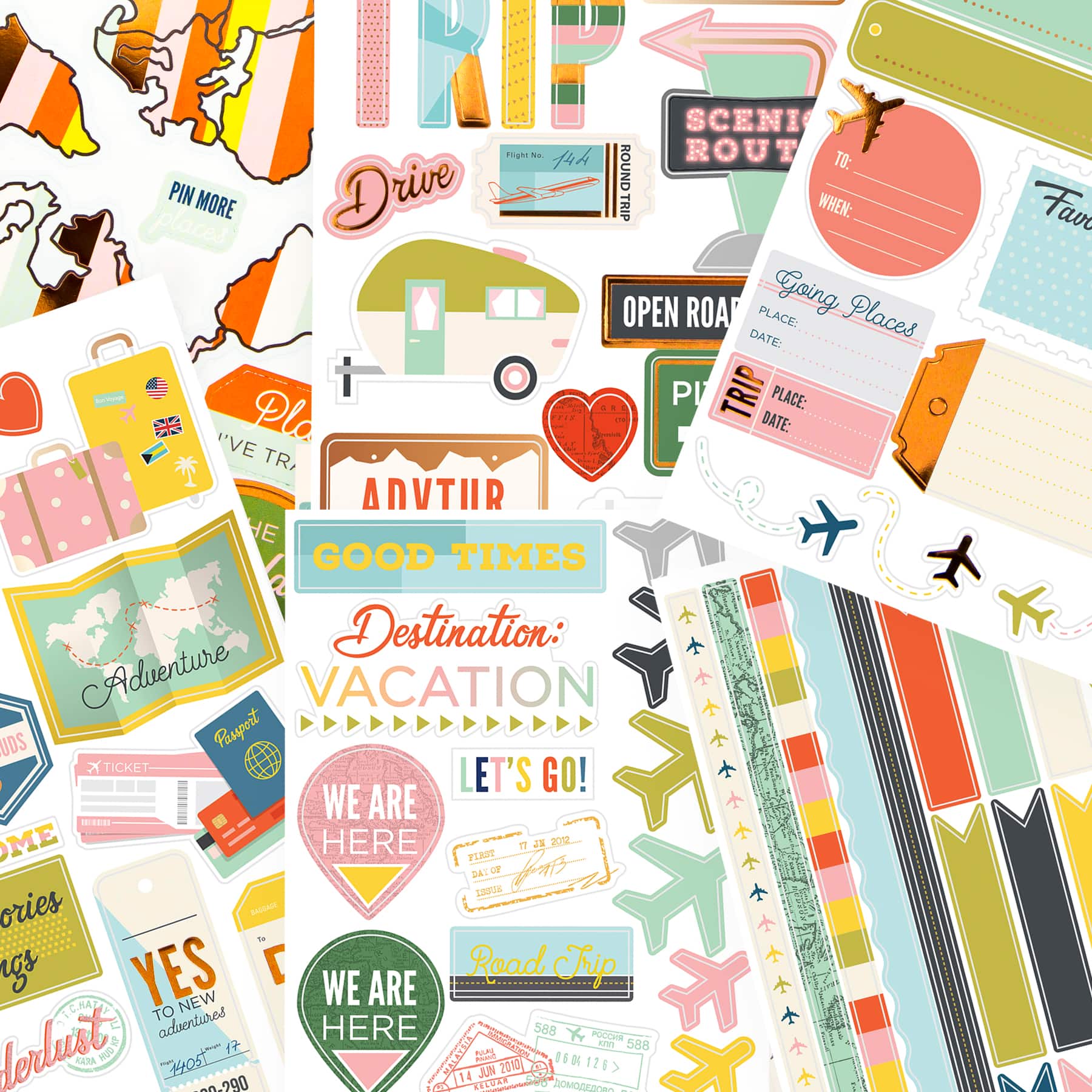 Travel Sticker Book by Recollections™