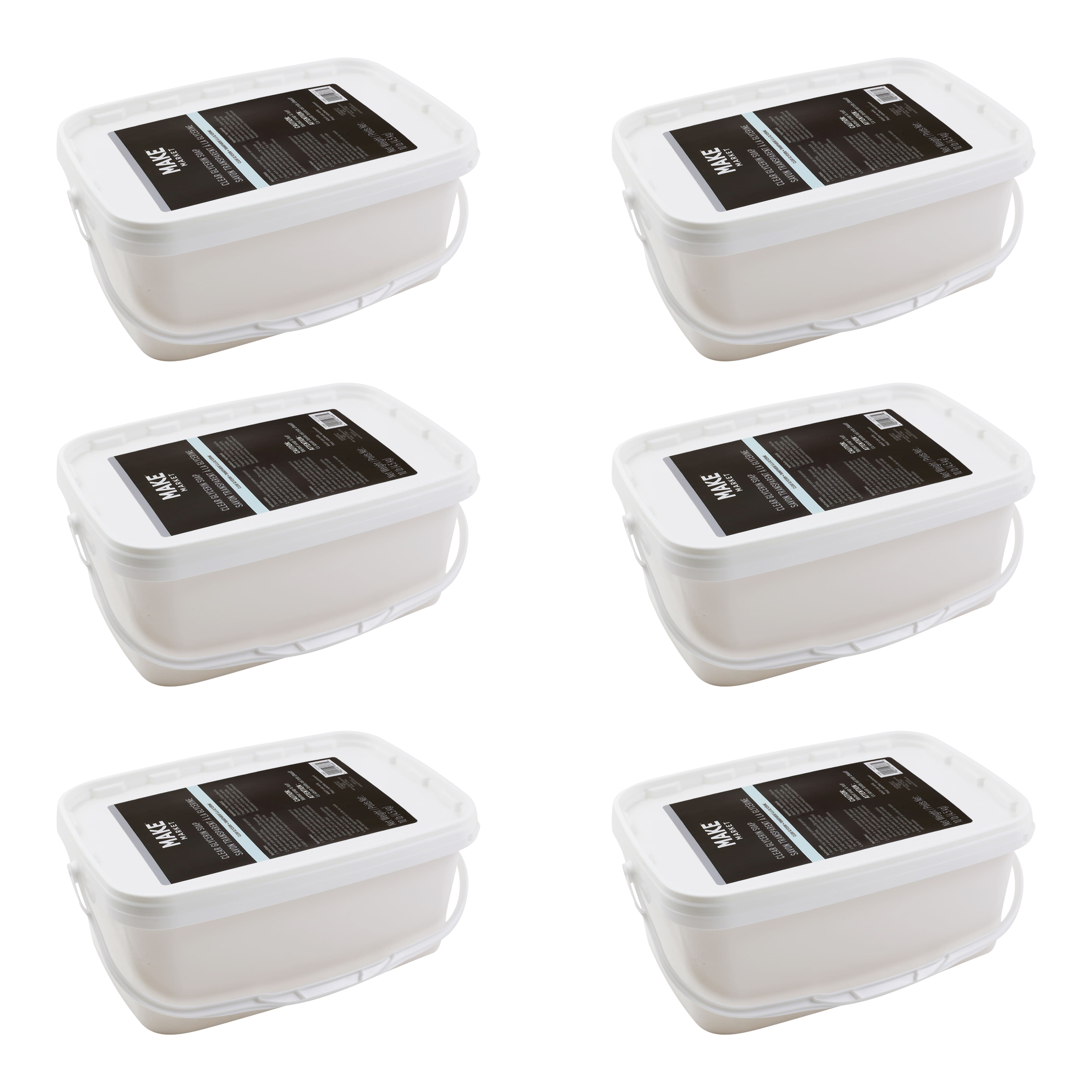 6 Pack: Clear Glycerin Soap, 10lb. by Make Market®