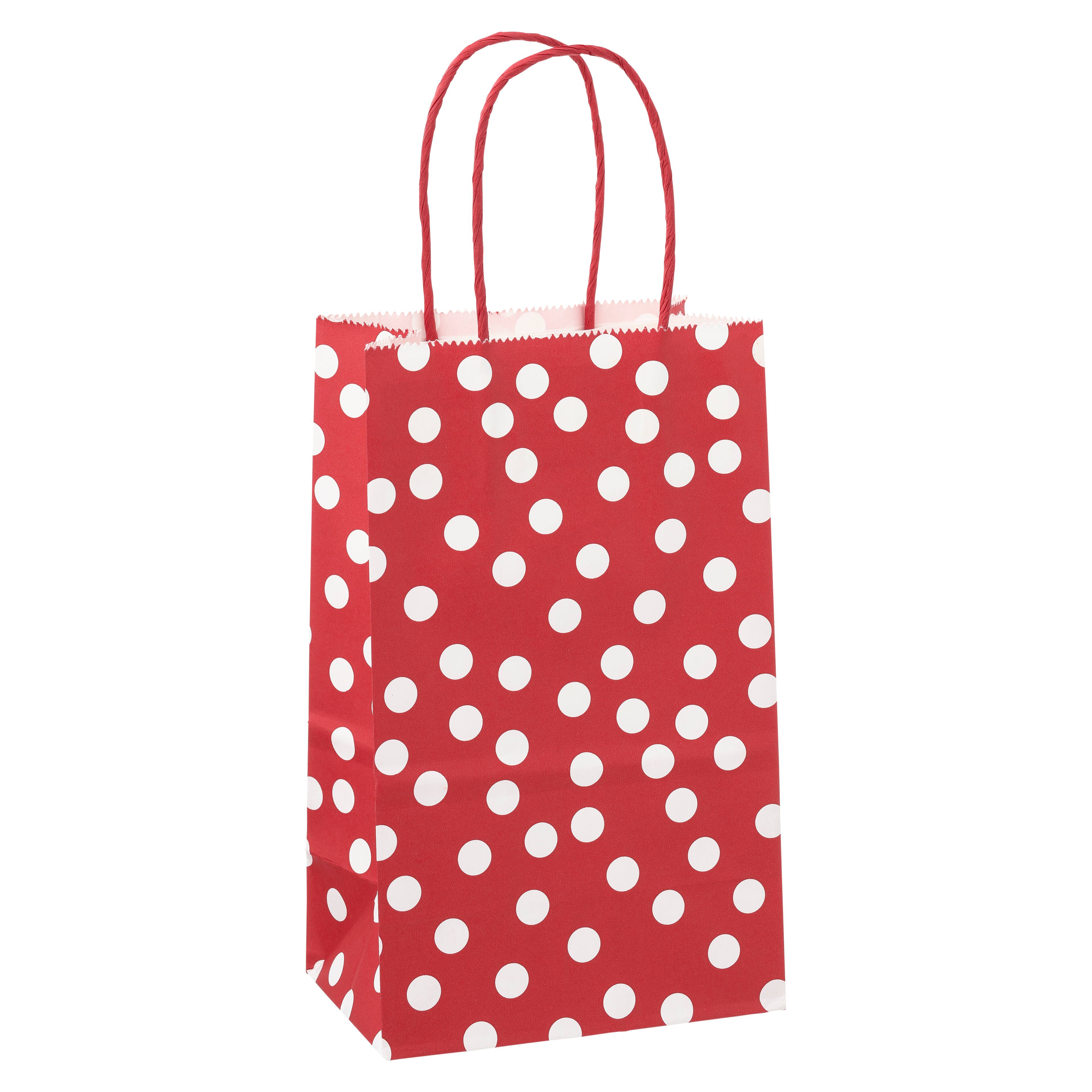 Small Red &#x26; White Dots Bags Value Pack by Celebrate It&#x2122;