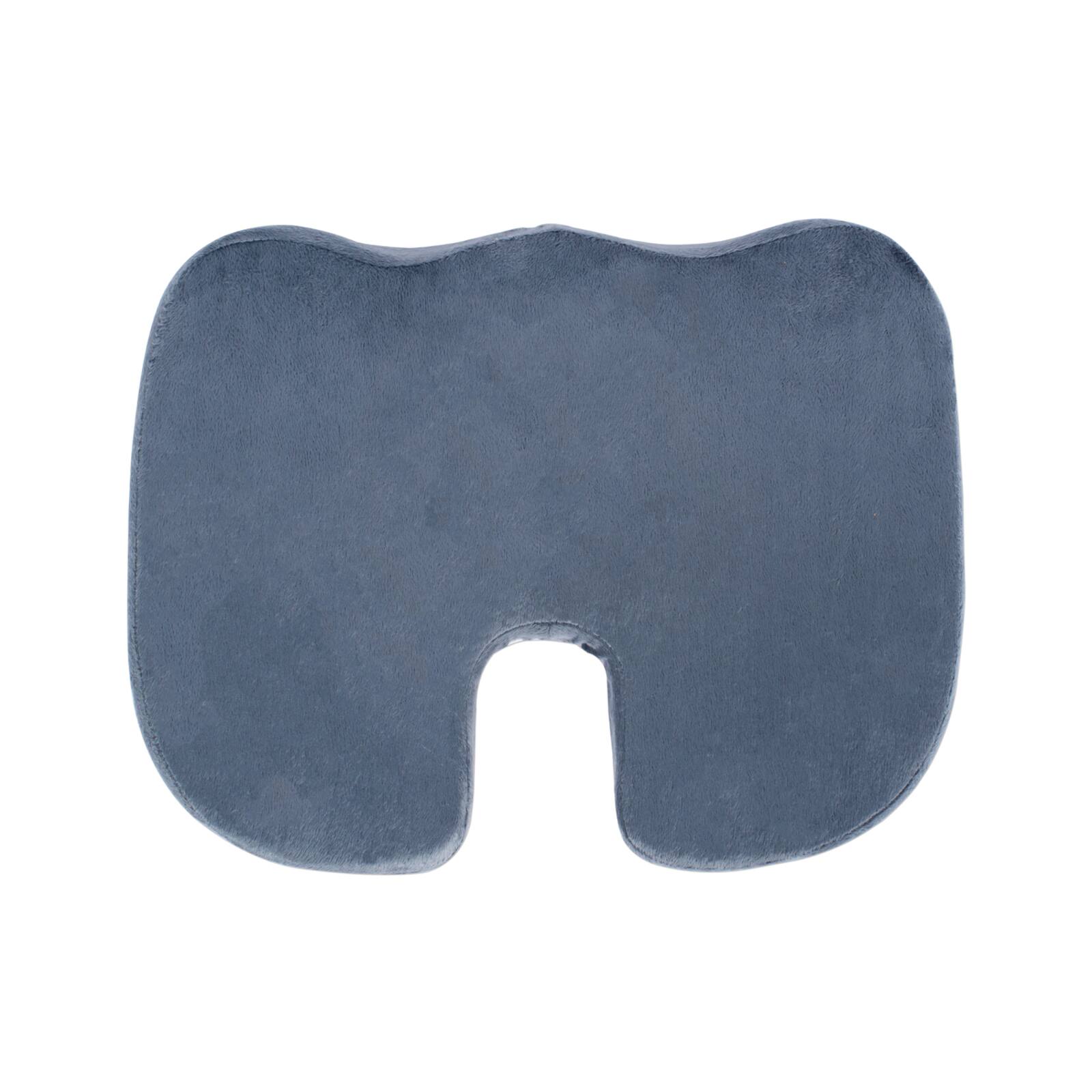 Memory Foam Coccyx Cushion Grey