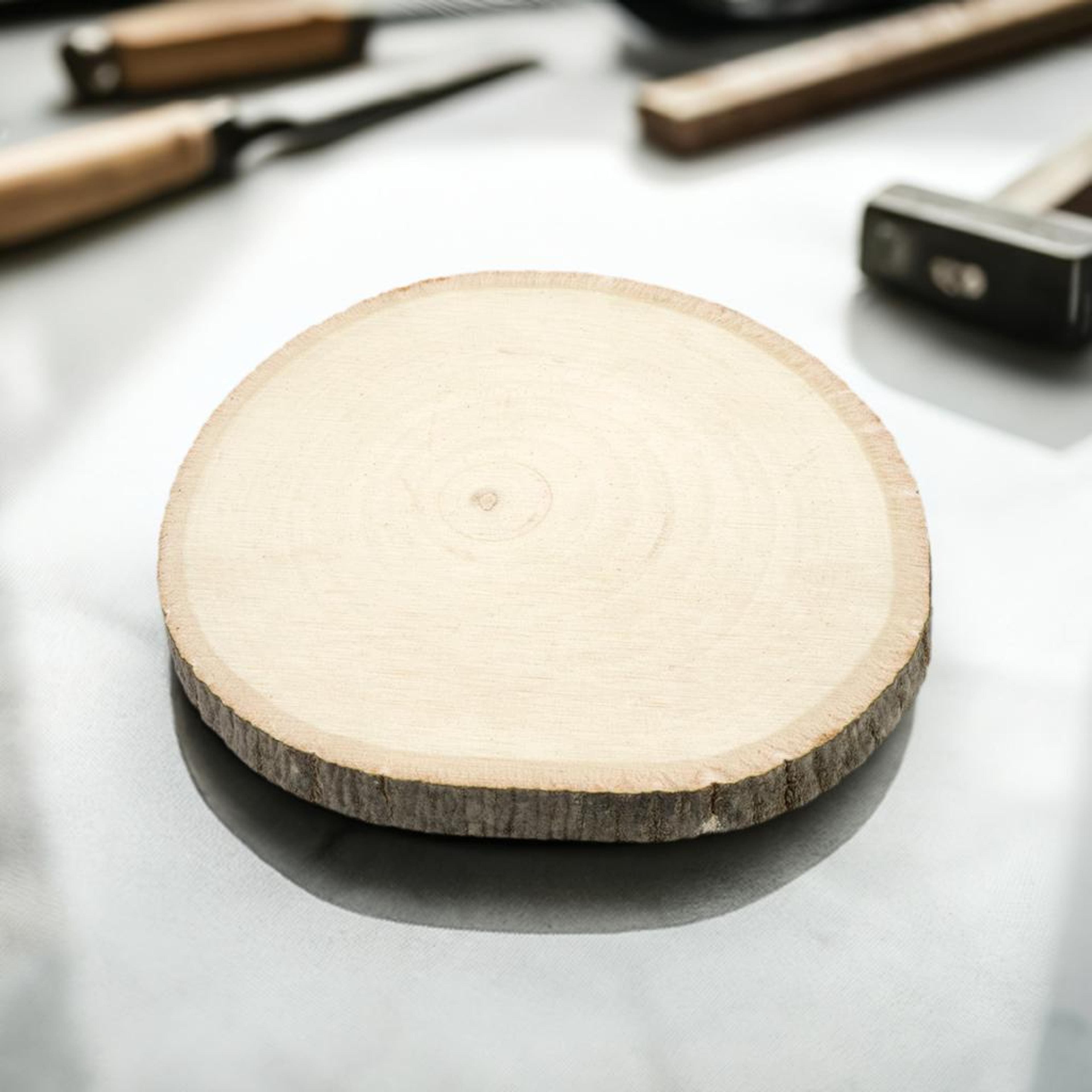 3.875&#x22; Basswood Slices, 4ct. by Make Market&#xAE;