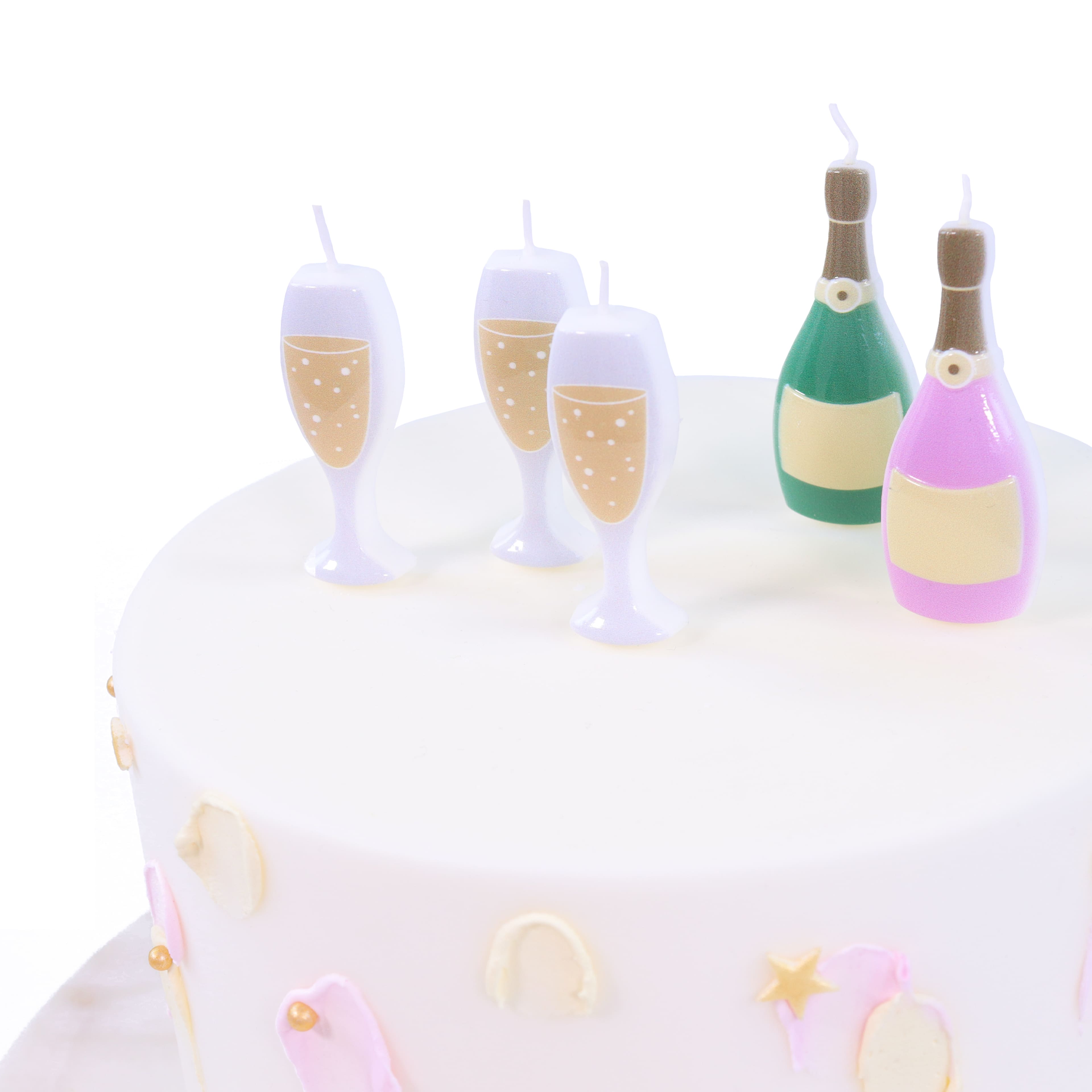 PME Party&#xAE; Champagne Birthday Candle Set