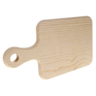 Good Wood by Leisure Arts - Rectangle W/ Handle Lg 13x7.5x.75 Wood  Panel, Wood Board, Wood Craft, Wood Blanks, Thin Wood Boards for Crafts,  Wooden Board