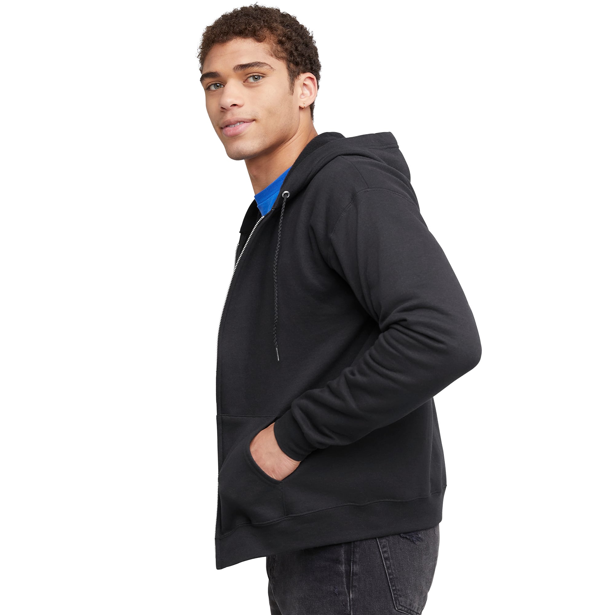 Hanes EcoSmart Fleece Full-Zip Men&#x27;s Hoodie