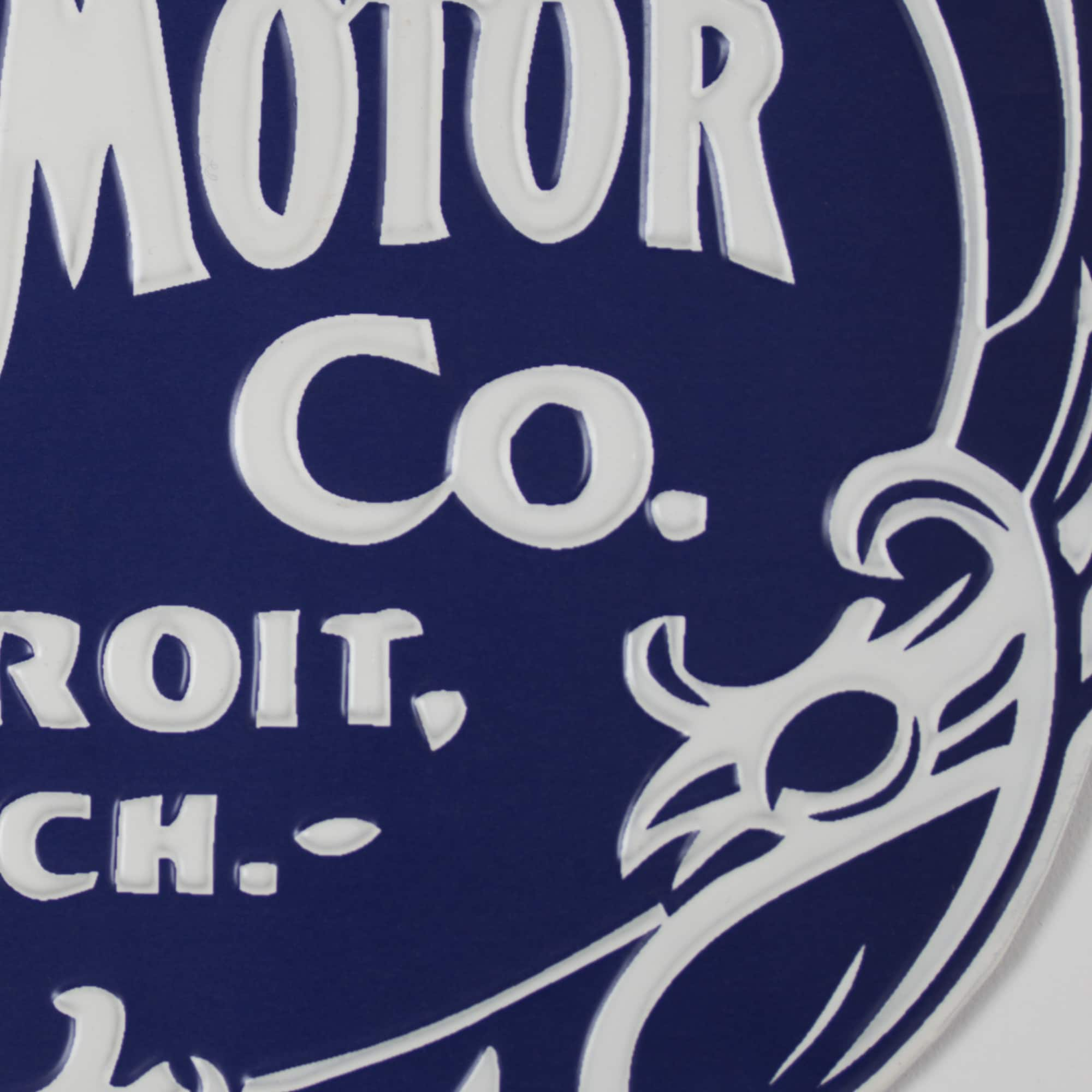 Ford Embossed Metal Wall Thermometer