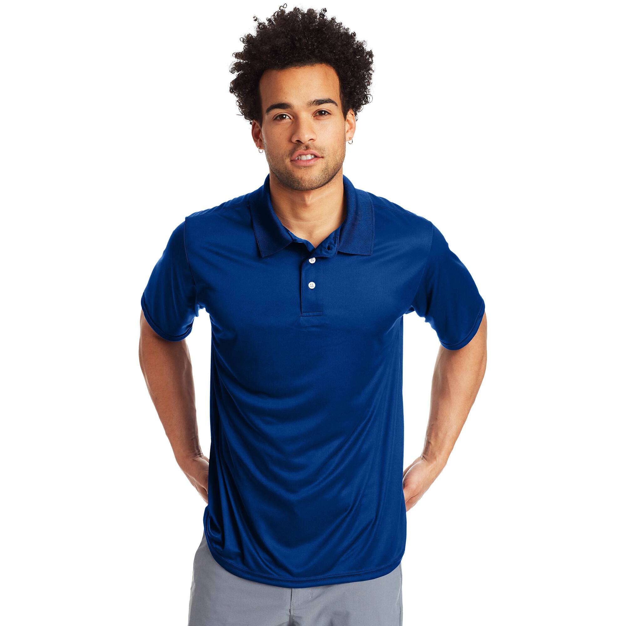 Hanes Men&#x27;s Cool DRI Polo Shirt