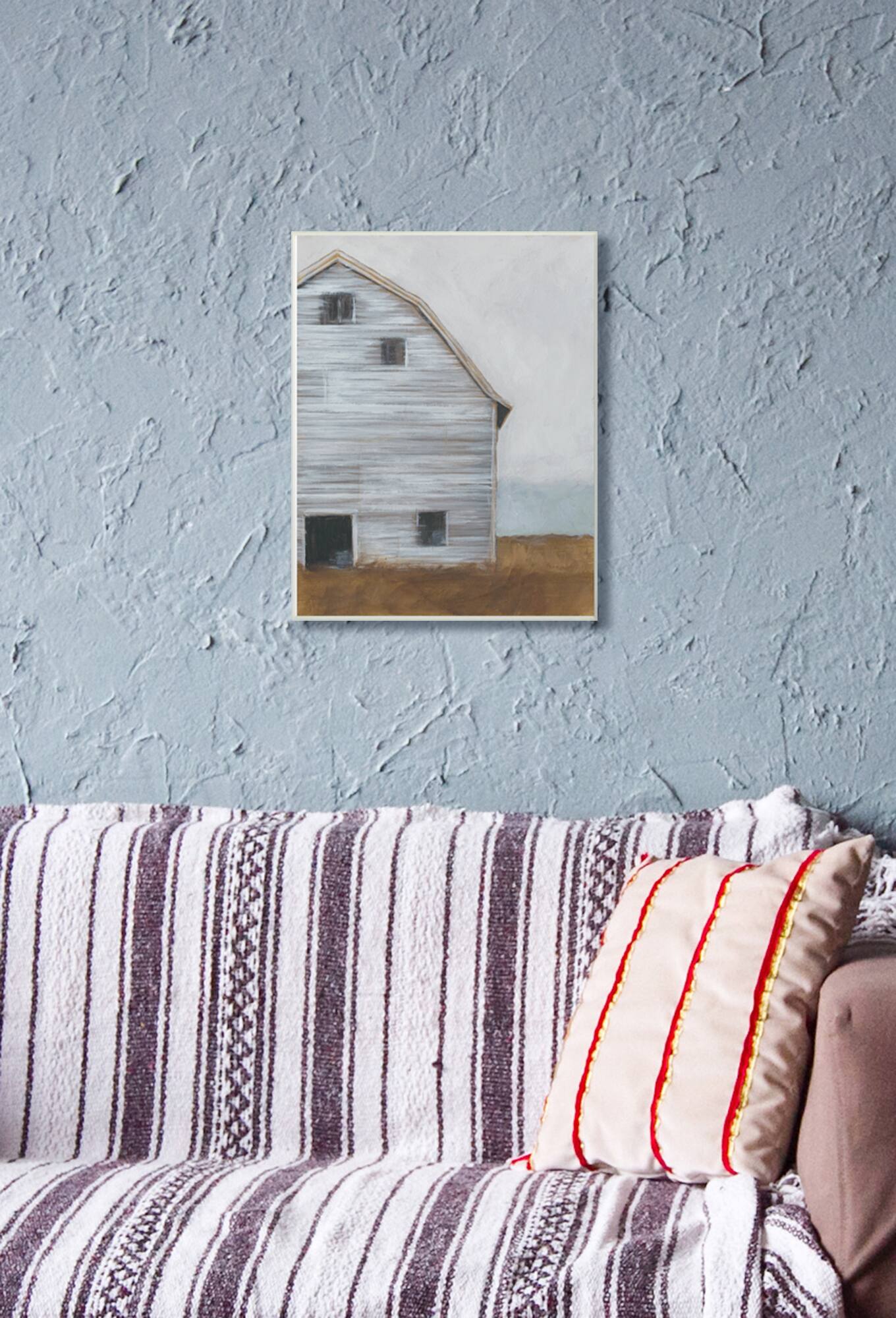 Stupell Industries Worn Old Barn Farm Wall Plaque