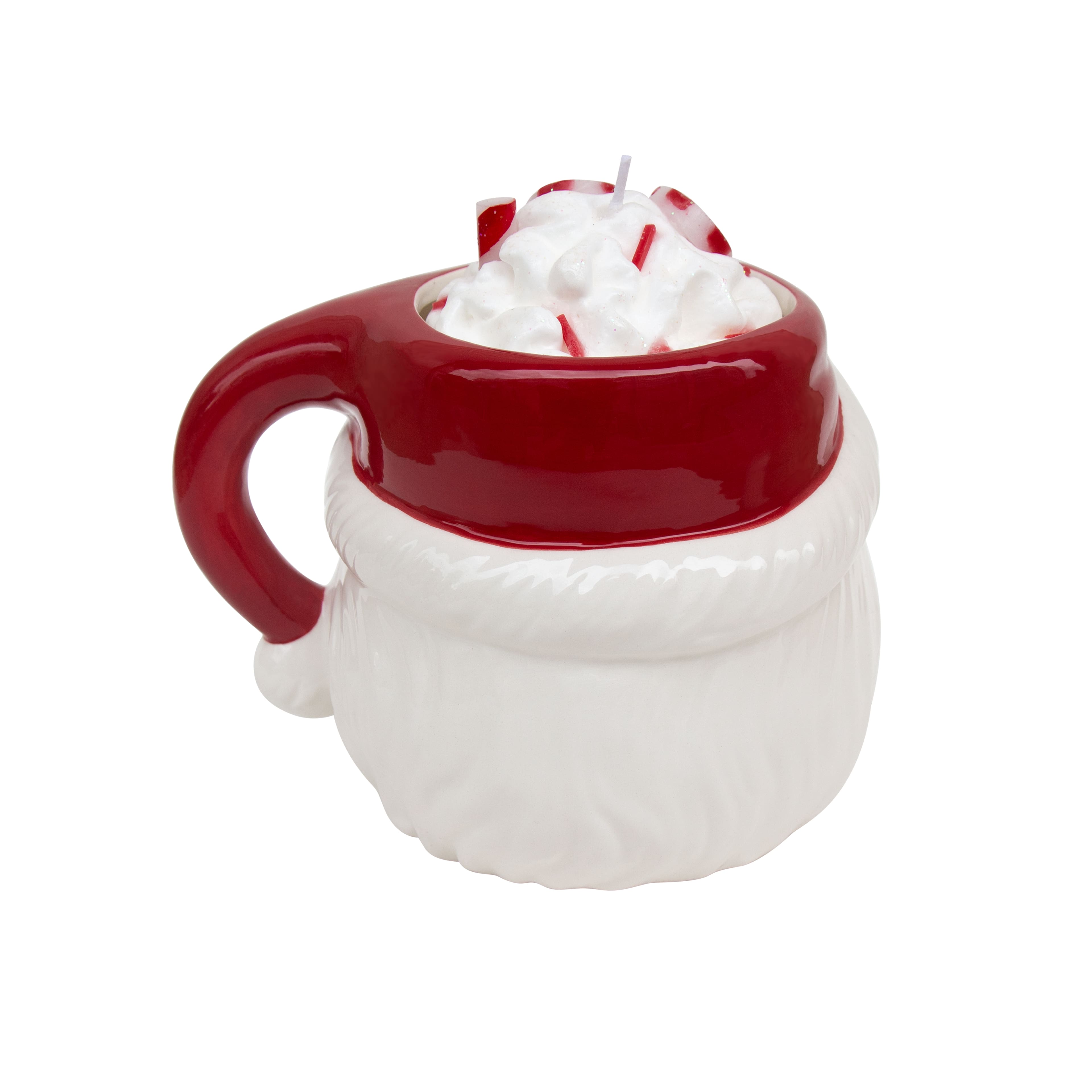 Mint Peppermint Latte Scented Santa Mug Candle by Ashland®