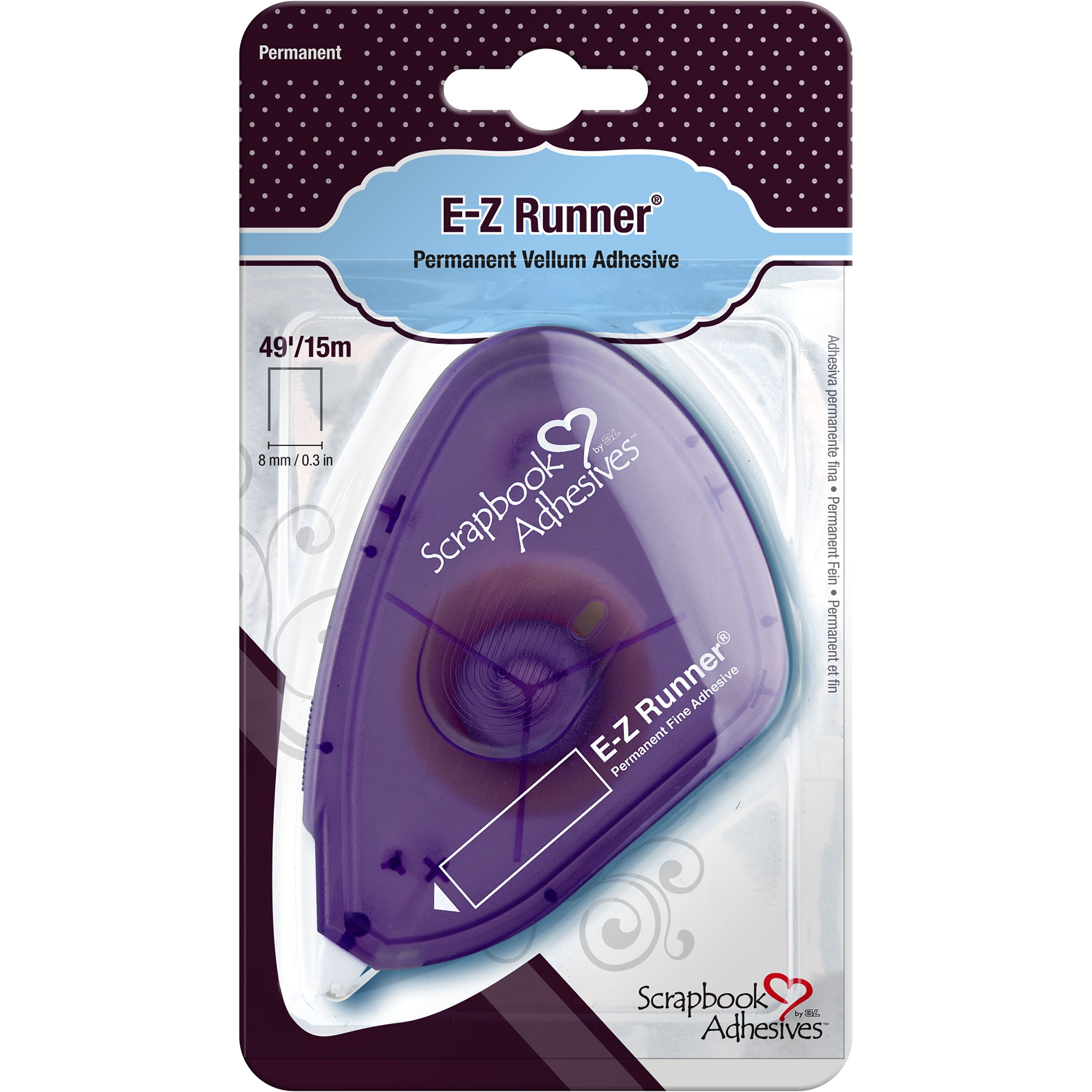 Scrapbook Adhesives by 3L® E-Z Runner® Permanent Fine Adhesive