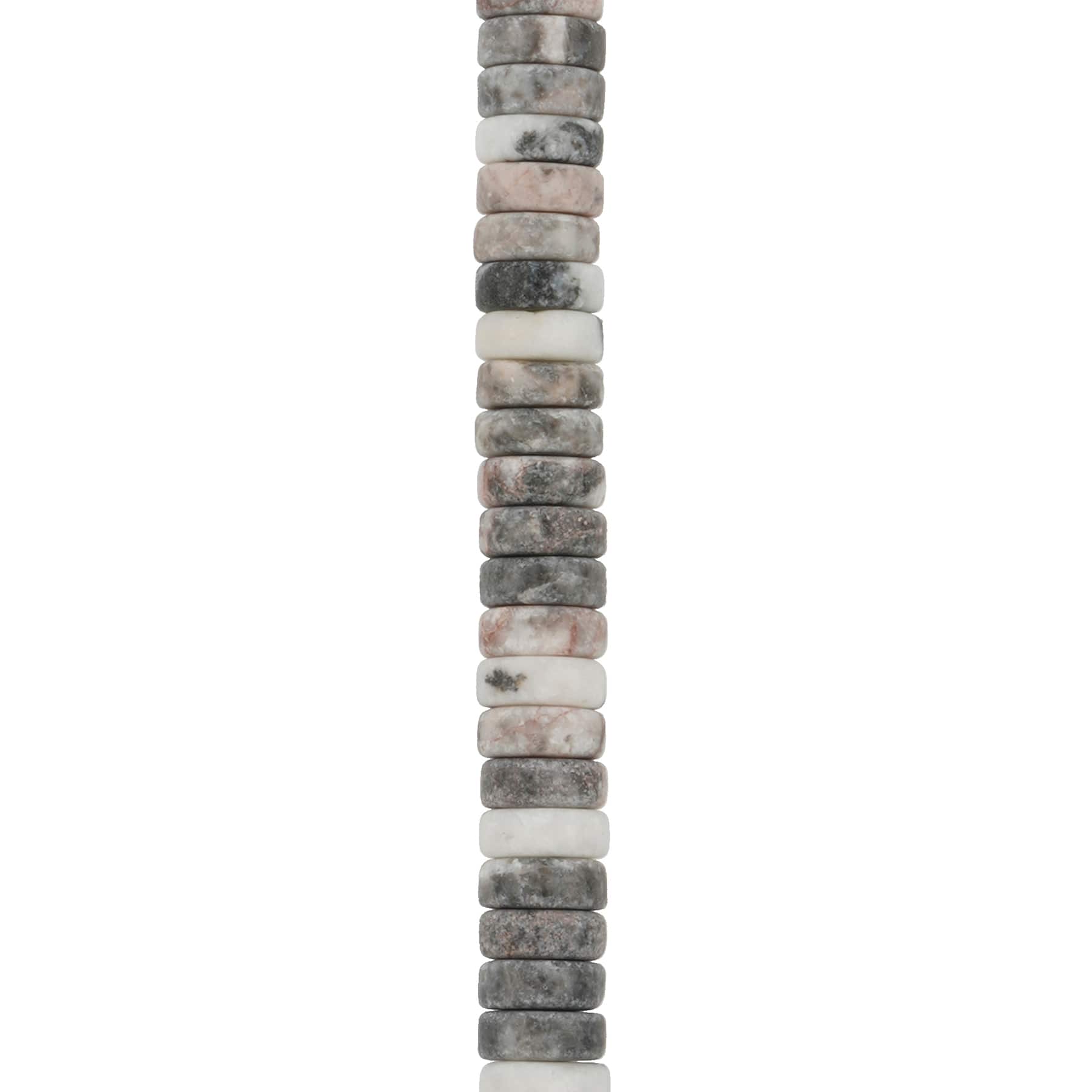 Pink Zebra Matte Heishi Beads by Bead Landing&#x2122;