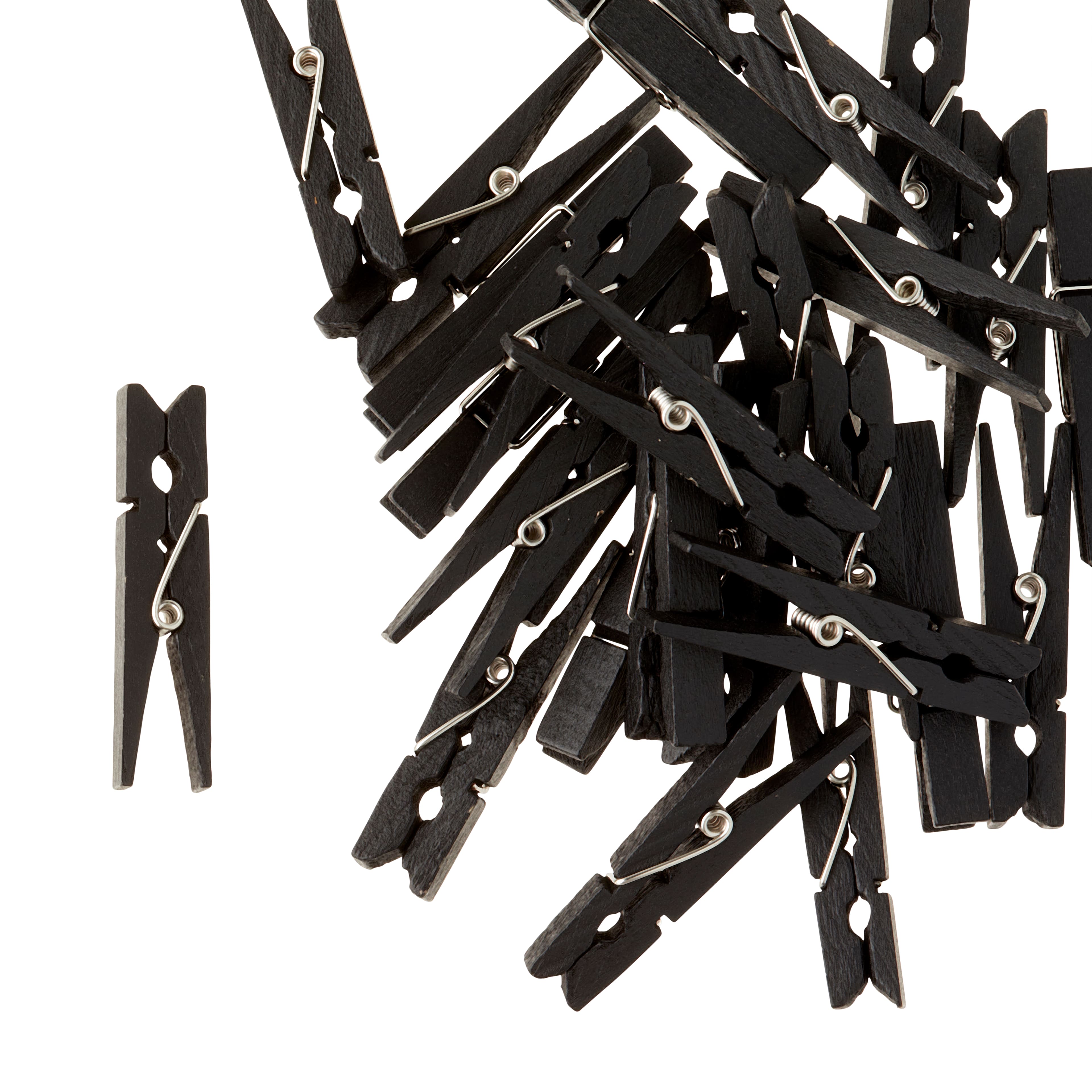 12 Packs: 30 ct. (360 total) Black Clothespins by Recollections™
