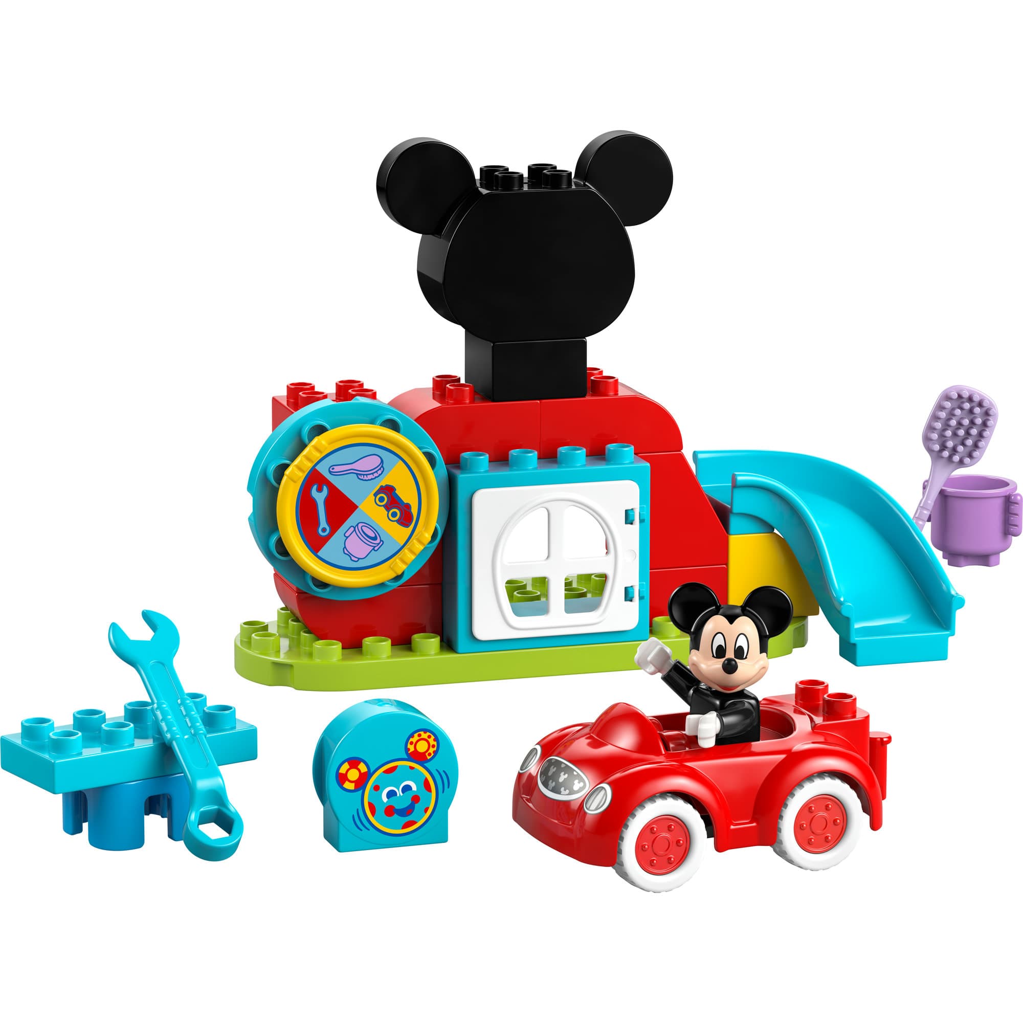 LEGO&#xAE; DUPLO&#xAE; Disney Mickey Mouse Clubhouse &#x26; Car Building Kit 10454