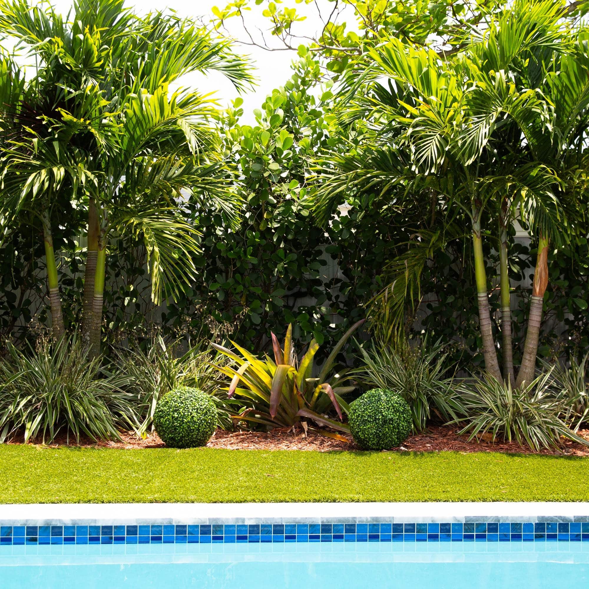 14" UV-Resistant Boxwood Ball Topiaries with Integrated Ground Stakes, 2ct.