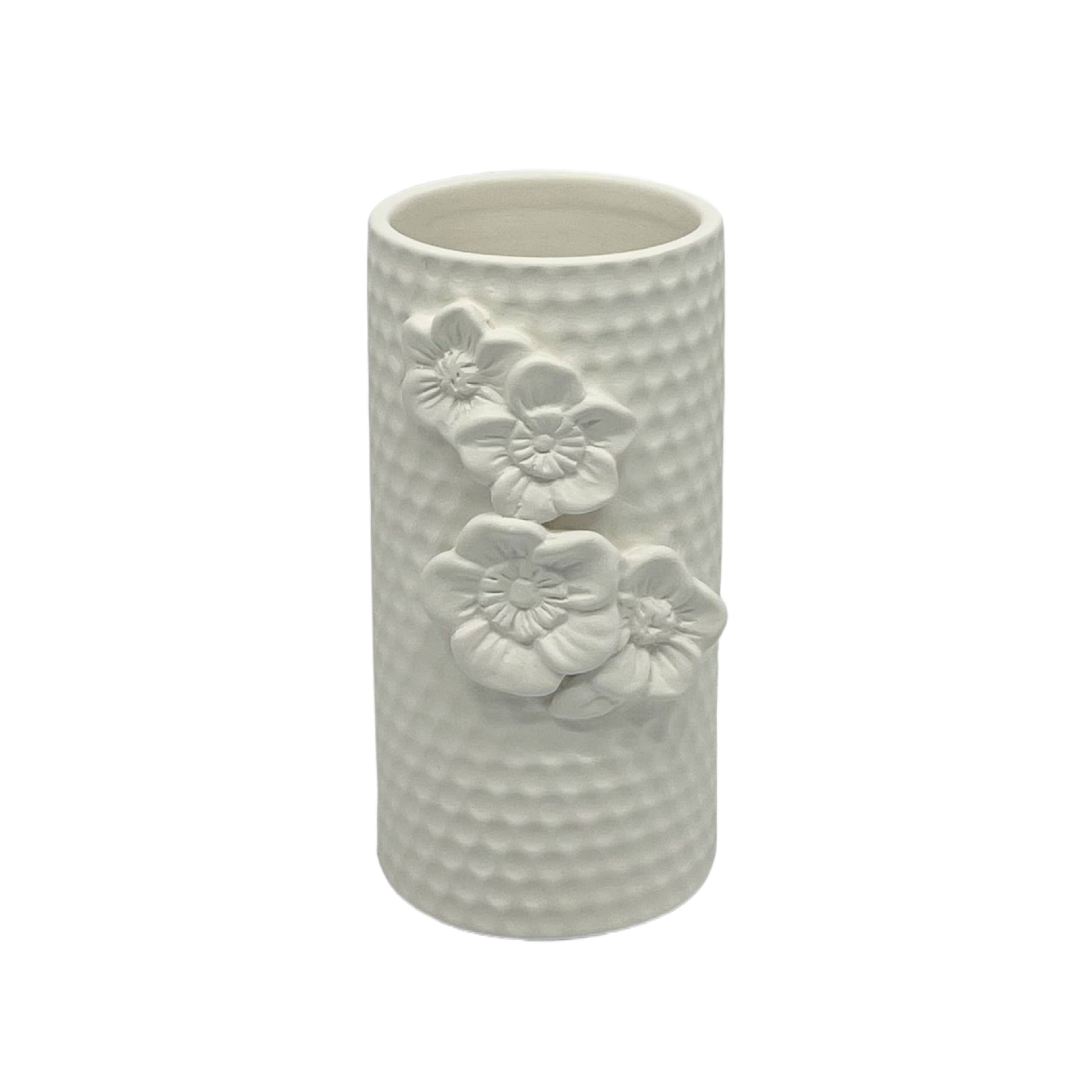 4.5" Honeycomb Flower Bud Vase DIY Ceramic Décor by Make Market®