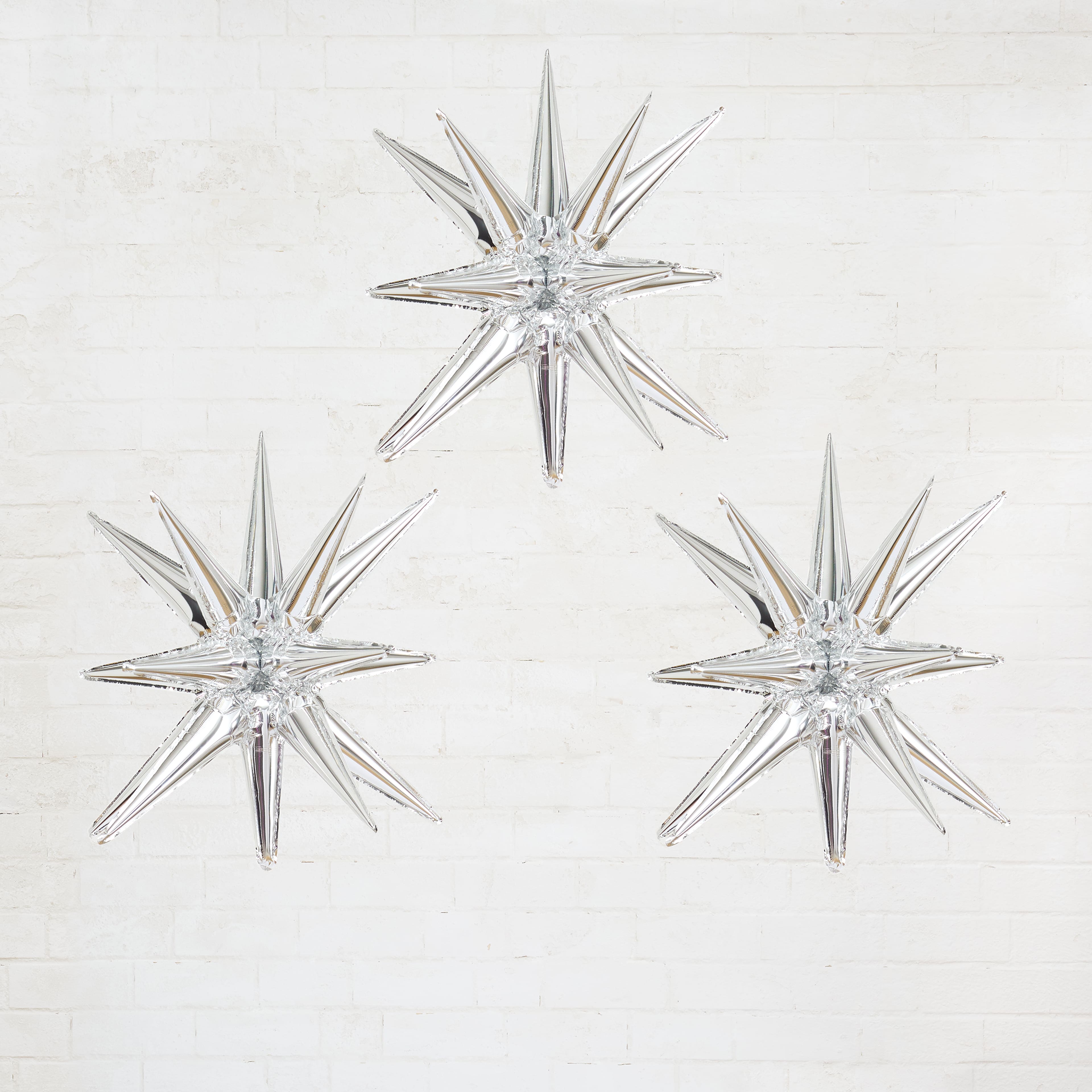 26&#x22; Starburst Foil Balloons, 3ct. by Celebrate It&#x2122;