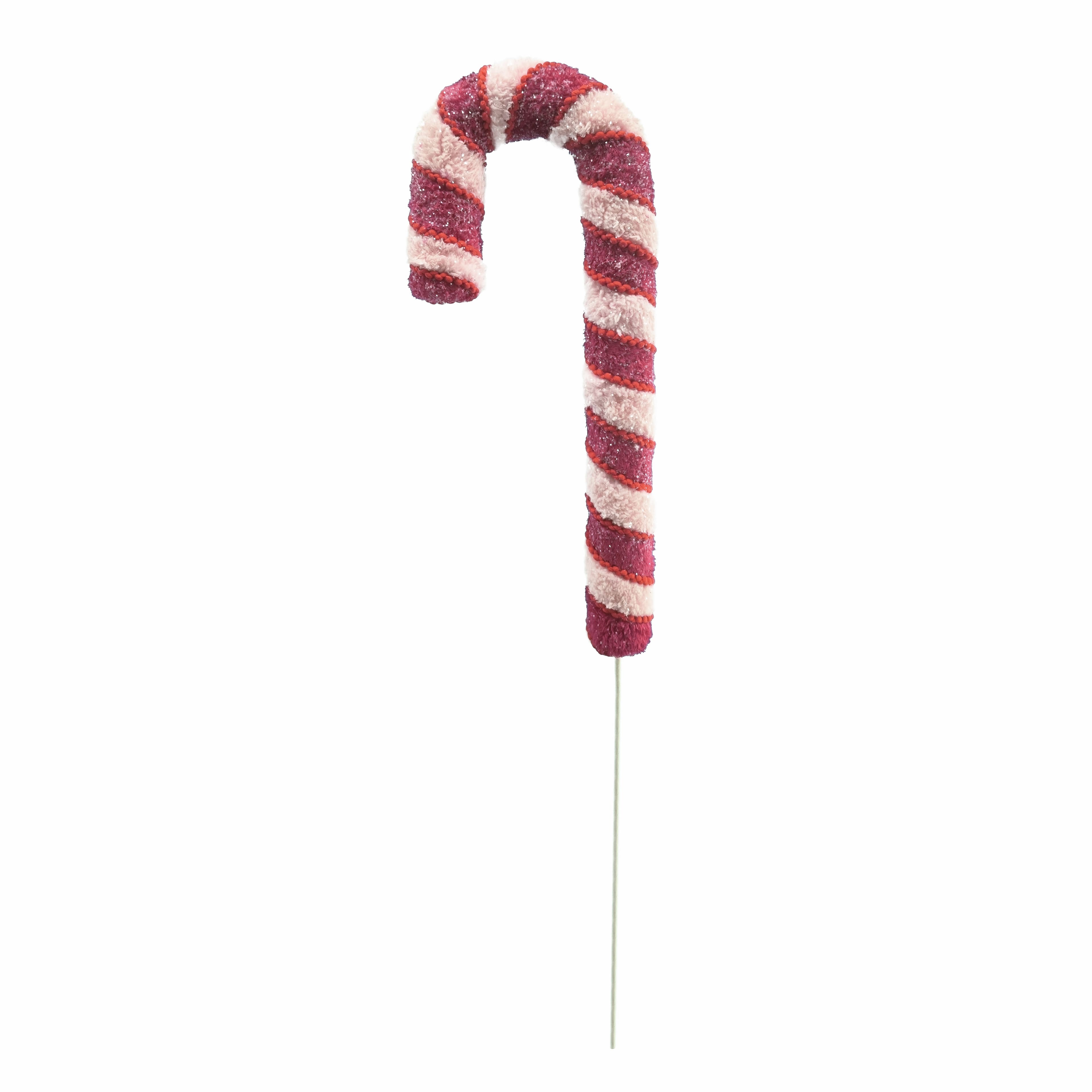 30.5&#x22; Pink &#x26; Red Twine Candy Cane Stem by Ashland&#xAE;