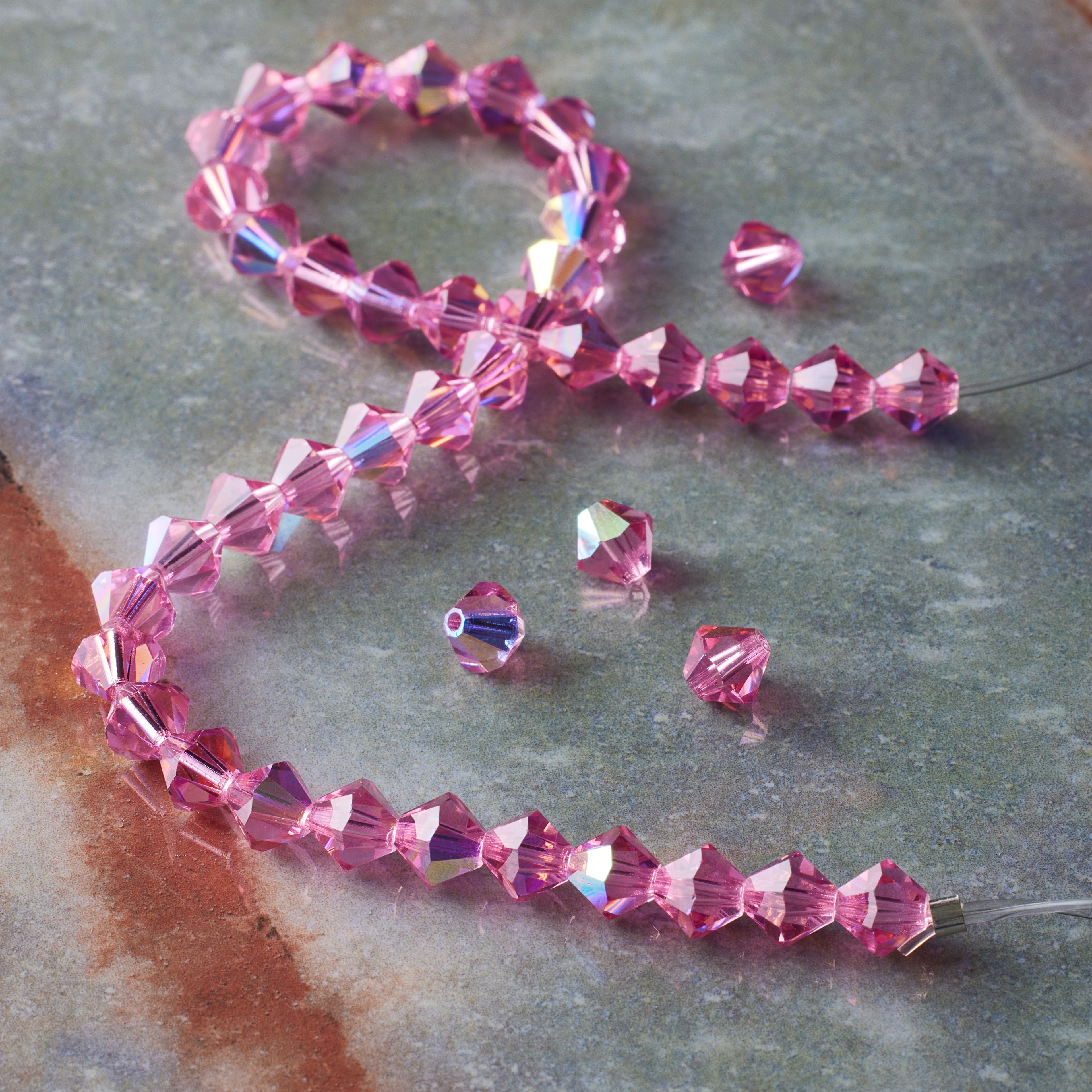 12 Pack: Preciosa Glass Crystal Bicone Beads, 6mm by Bead Landing™