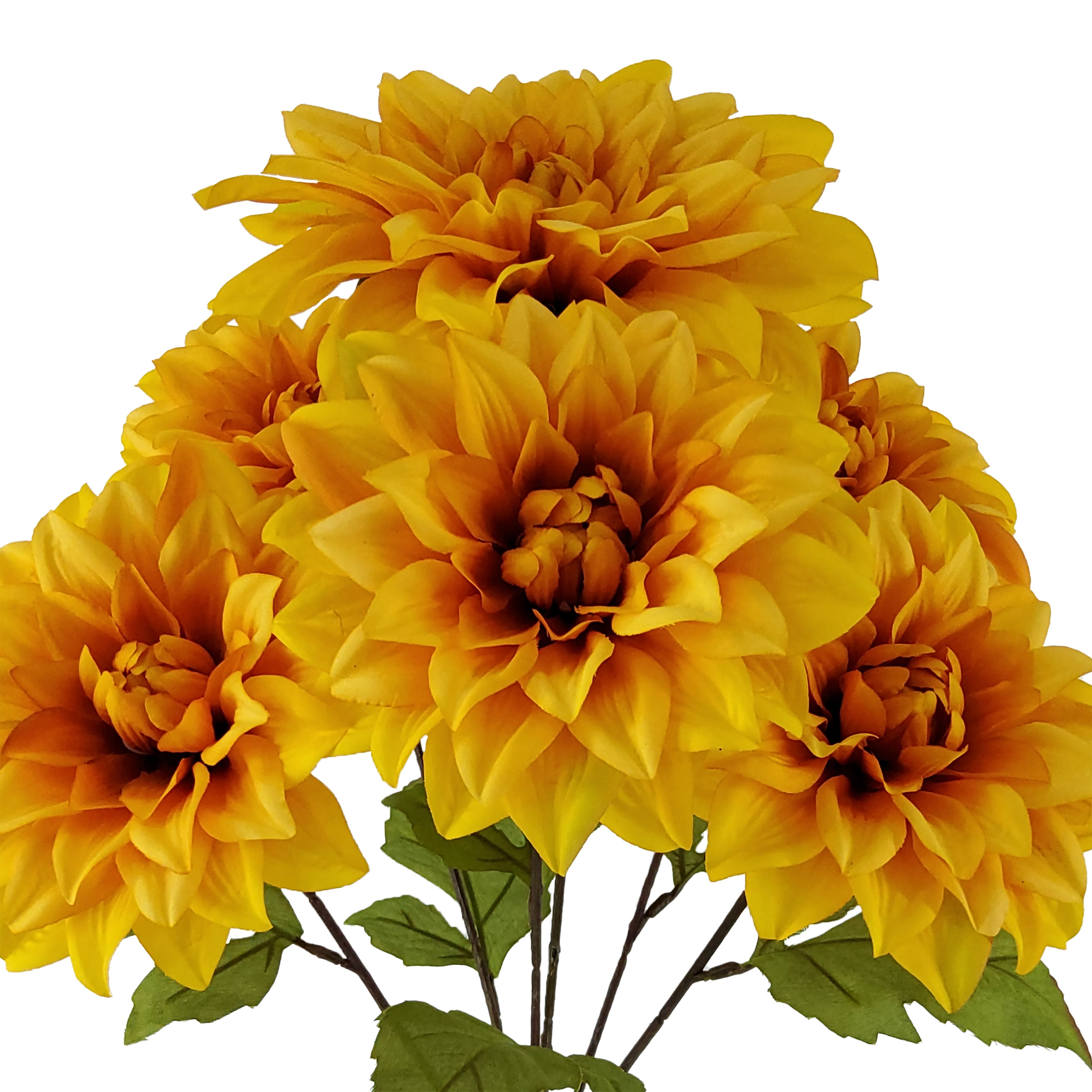 19.5&#x22; Yellow Dahlia Bush by Ashland&#xAE;