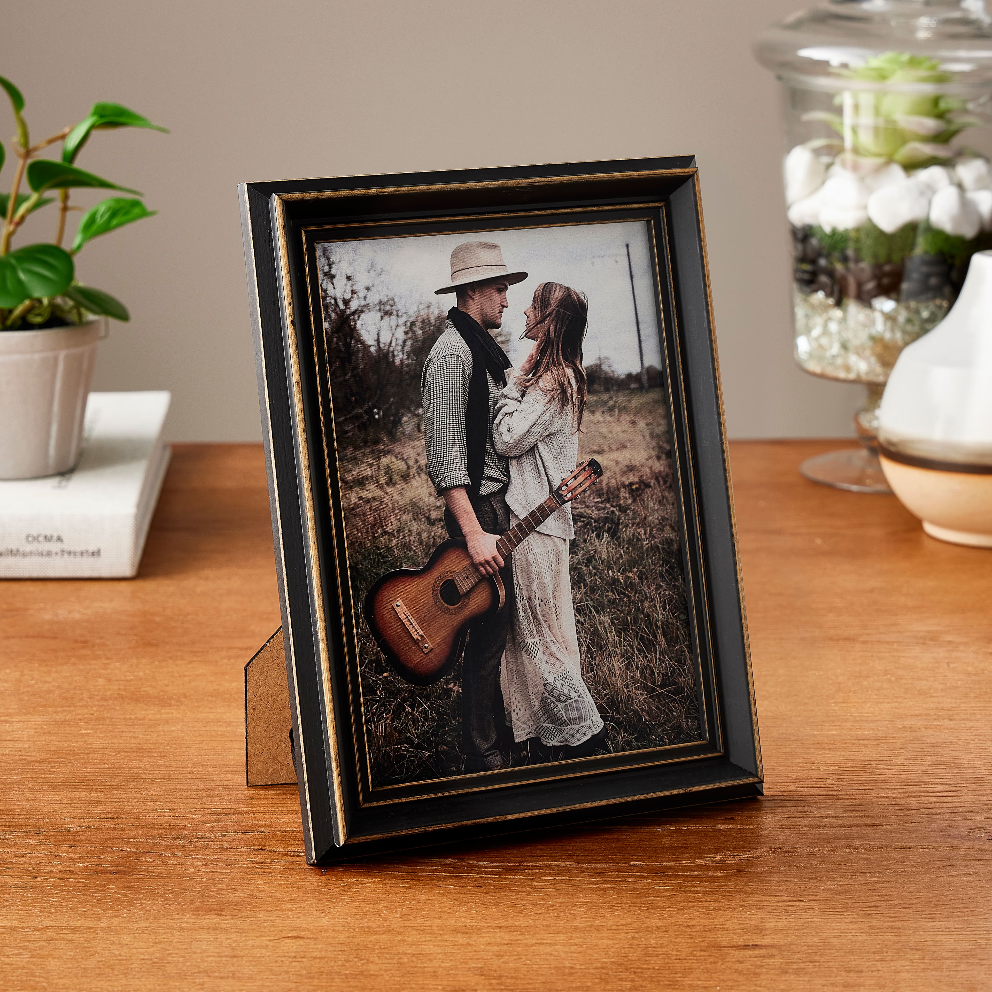 Distressed Black Simply Essentials&#x2122; Wood Frame by Studio D&#xE9;cor&#xAE;